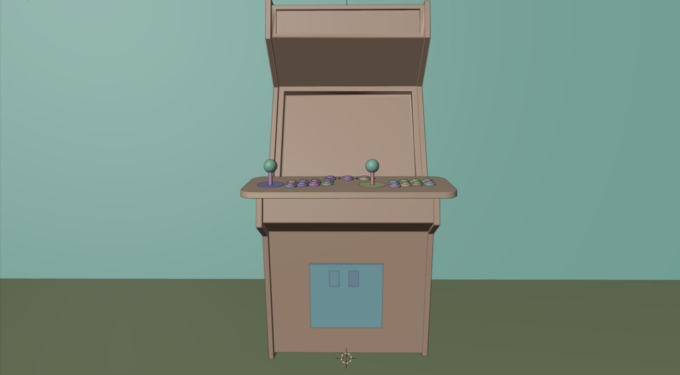Arcade Machine  3D model_3