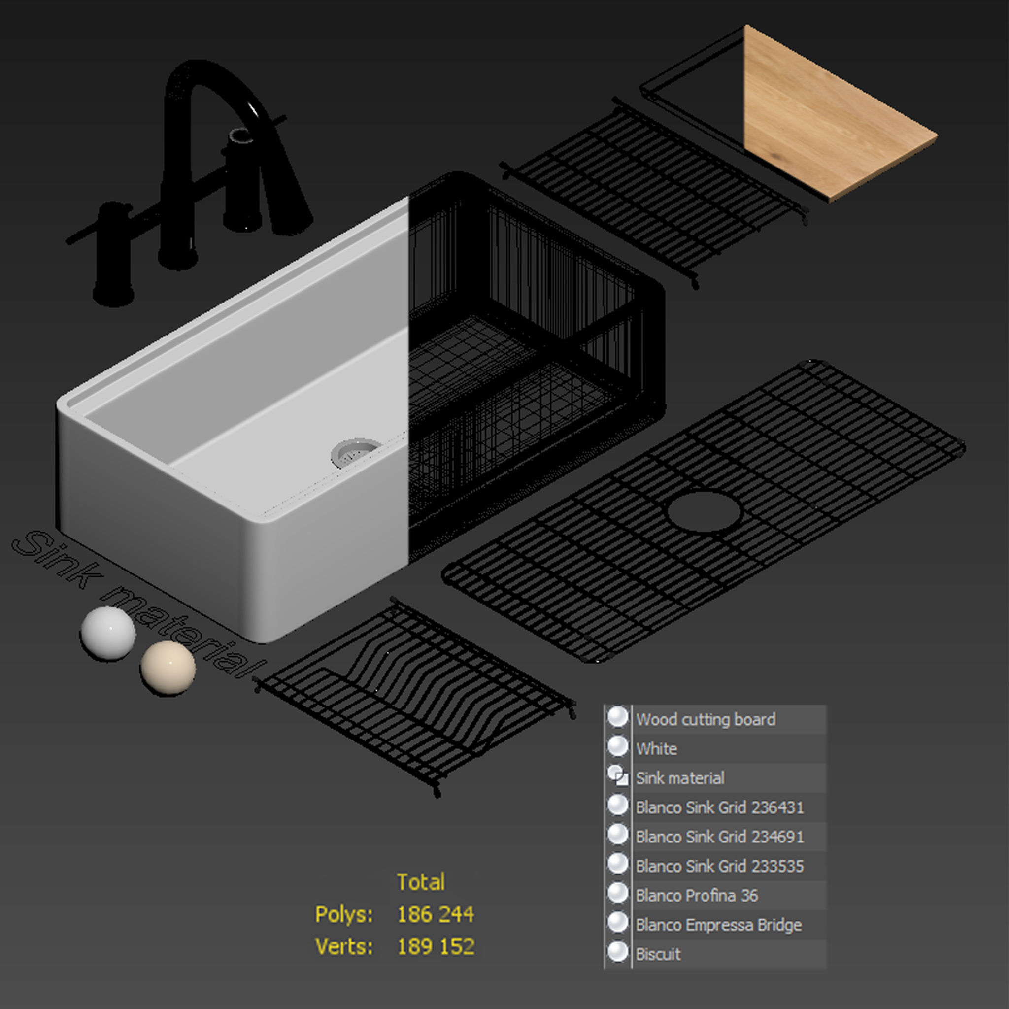 Blanco Profina and Blanco Empressa Bridge 3D model_11