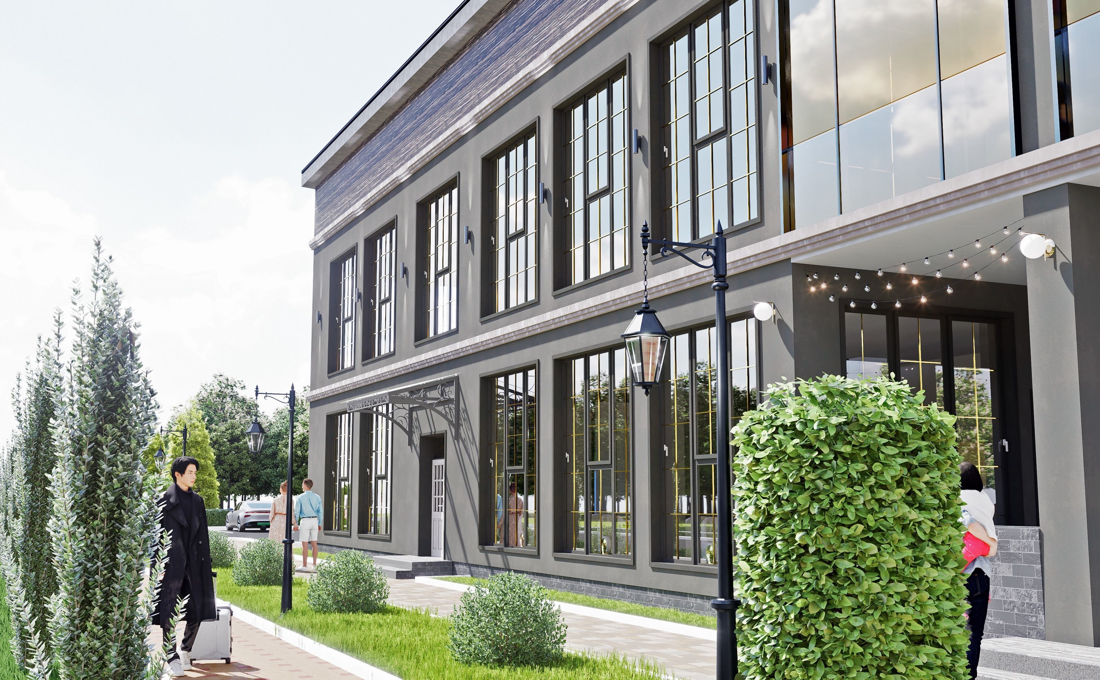 Restaurant 3D model_9