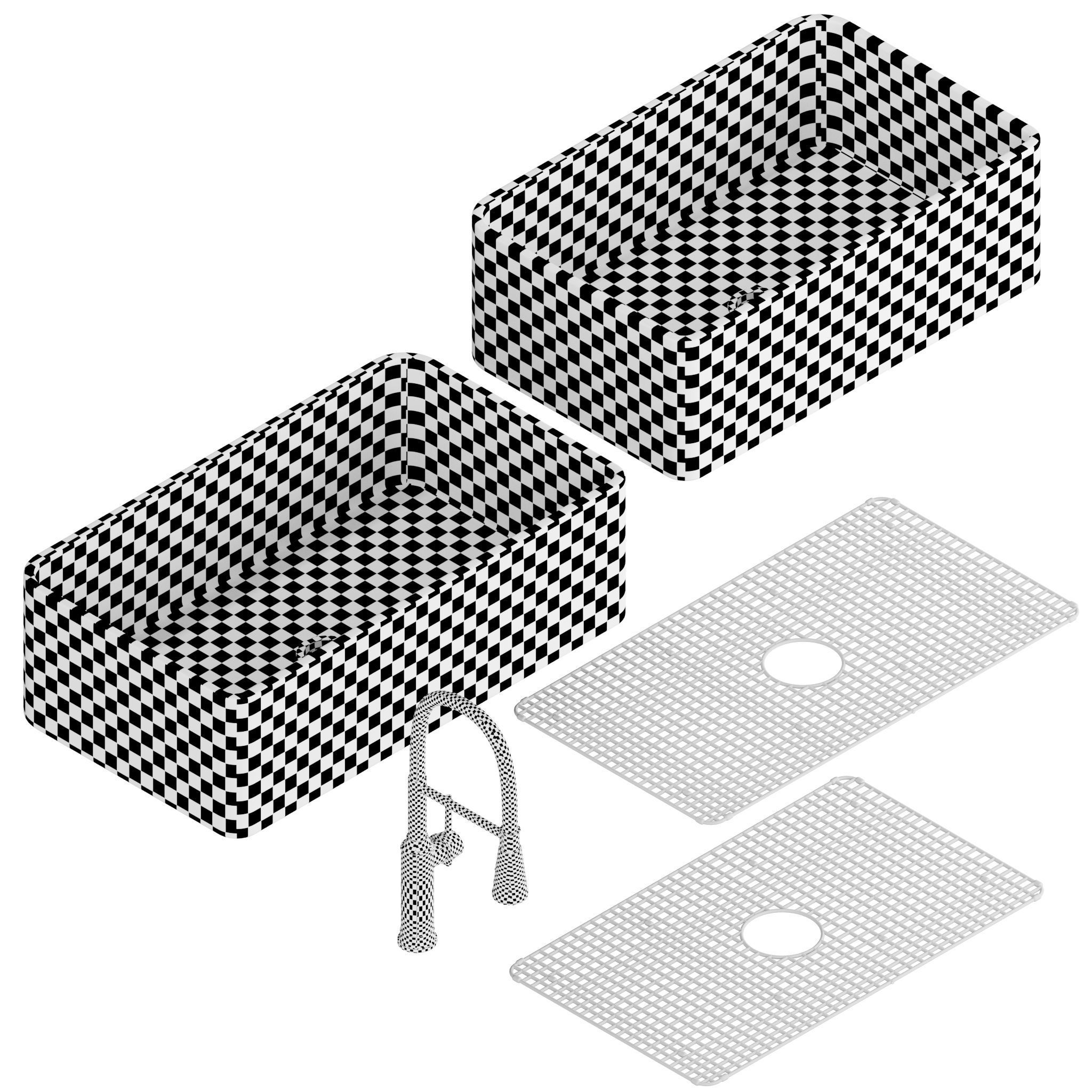 Blanco Cerana and Blanco Empressa Semi Pro 3D model_13