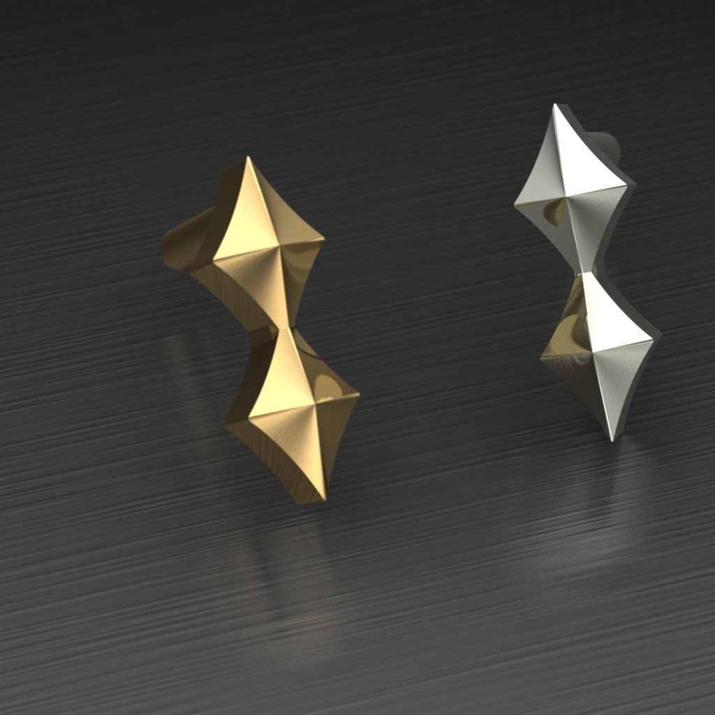 Piercing Diamond Setting 8 Pieces 3D print model 3D print model_8