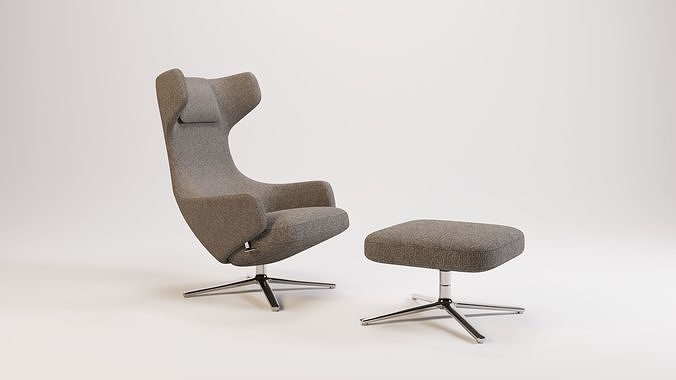 Grand Repos and Ottoman 3D model