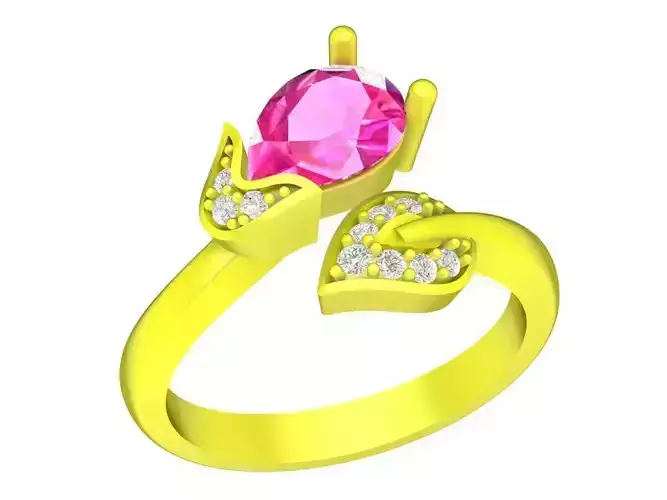 A4806 Leaf Women Ring