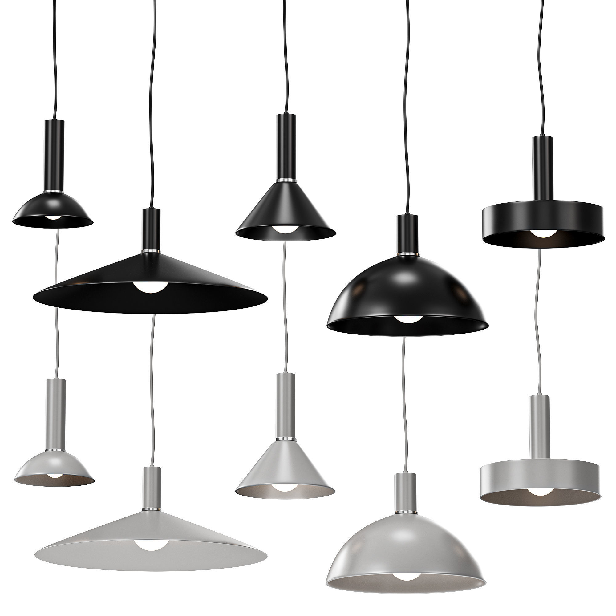 HANGING LAMP COLLECT LIGHTING 3D model_5