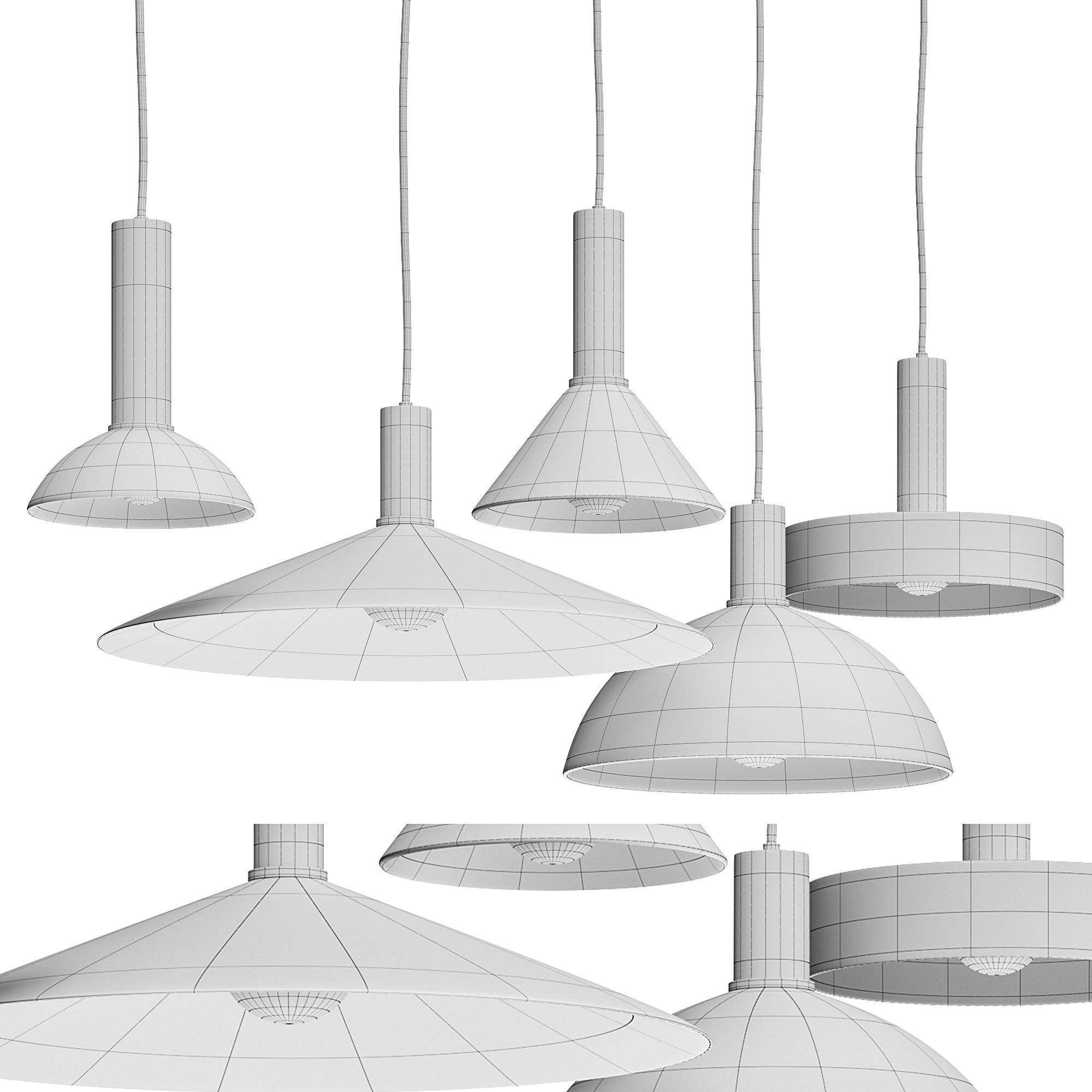 HANGING LAMP COLLECT LIGHTING 3D model_4