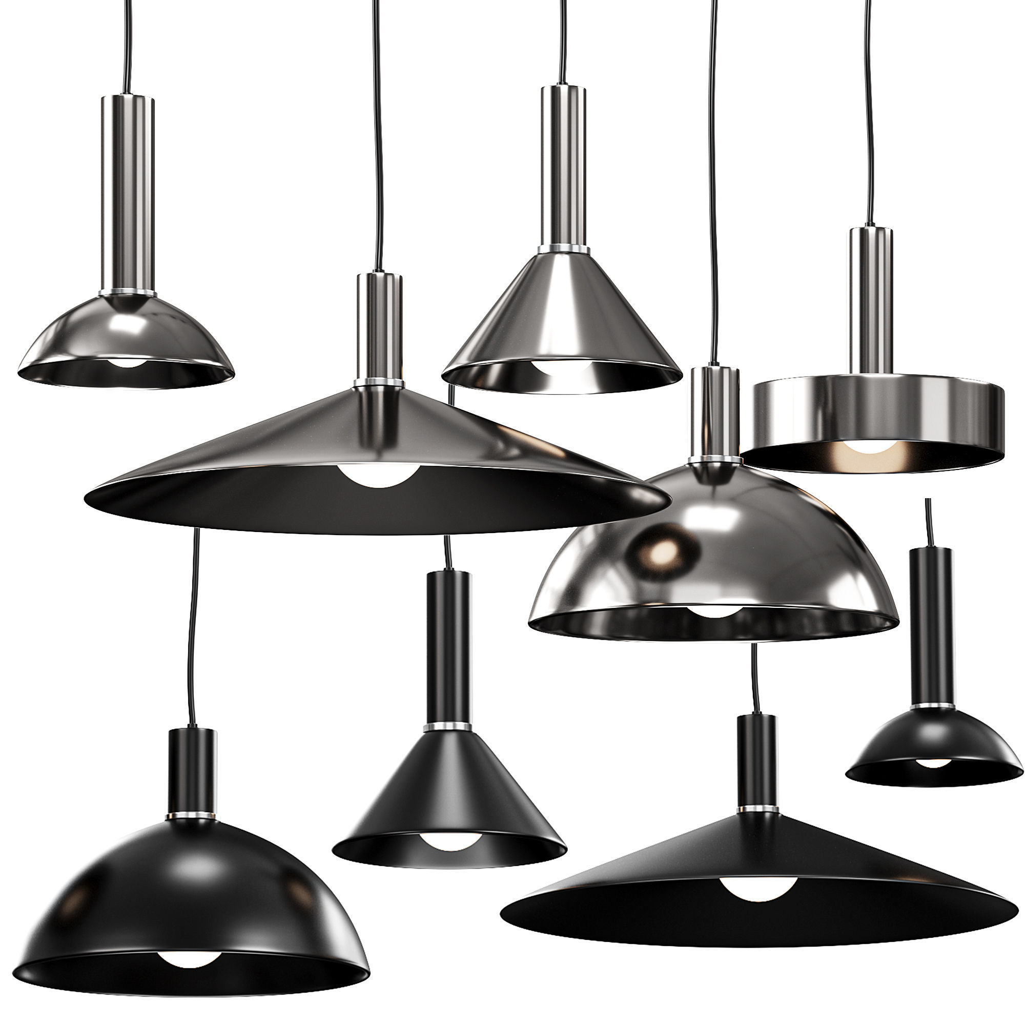 HANGING LAMP COLLECT LIGHTING 3D model_8