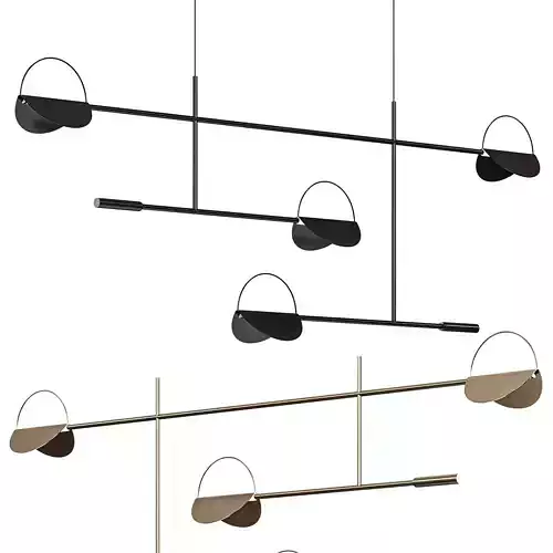 Leaves pendant light