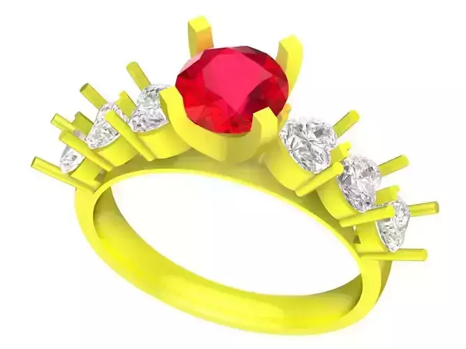 A4804 Fashion Diamond Women Ring