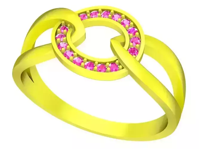 A4803 Art Diamond Women Ring