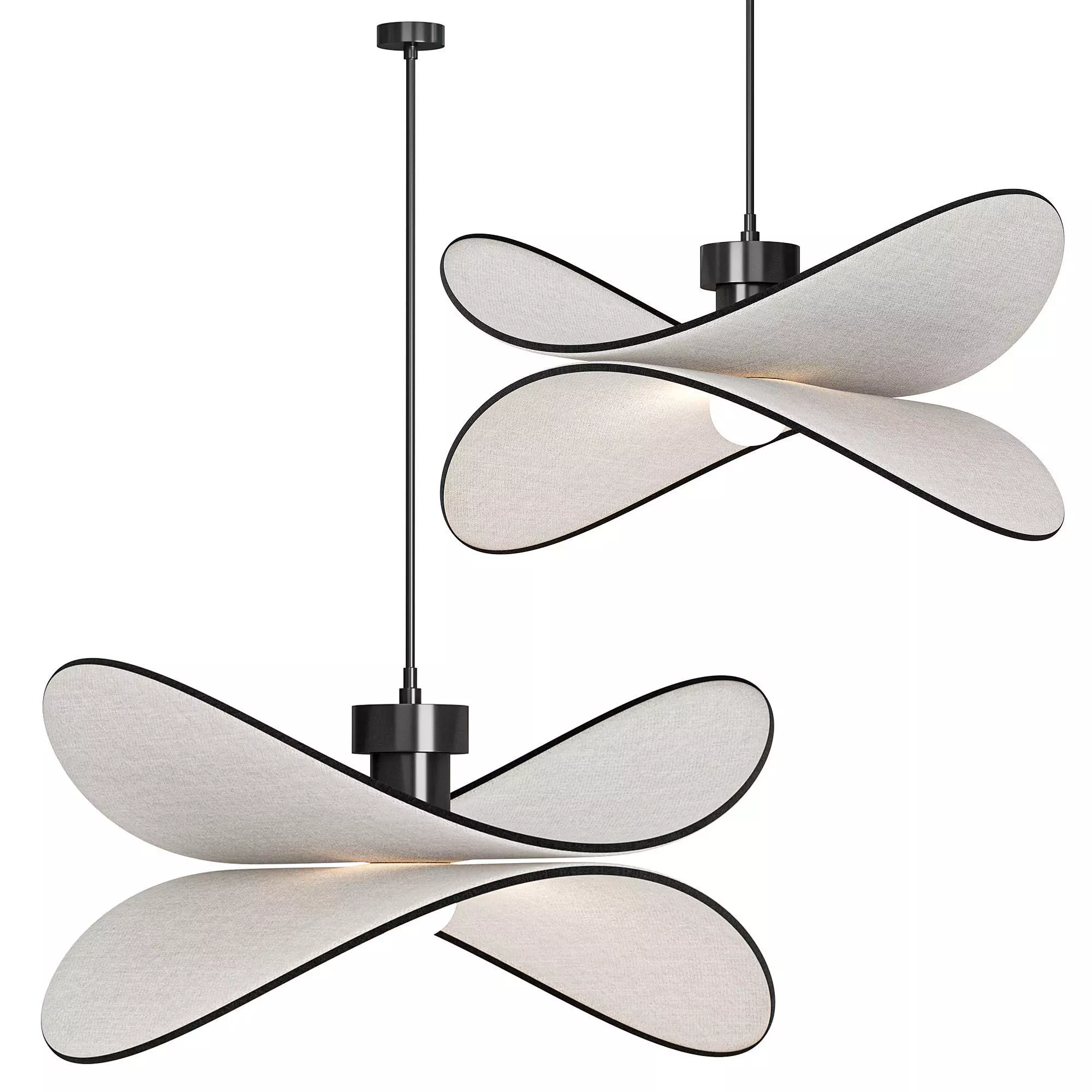 Petalo Pendant Lamp 3D model_0