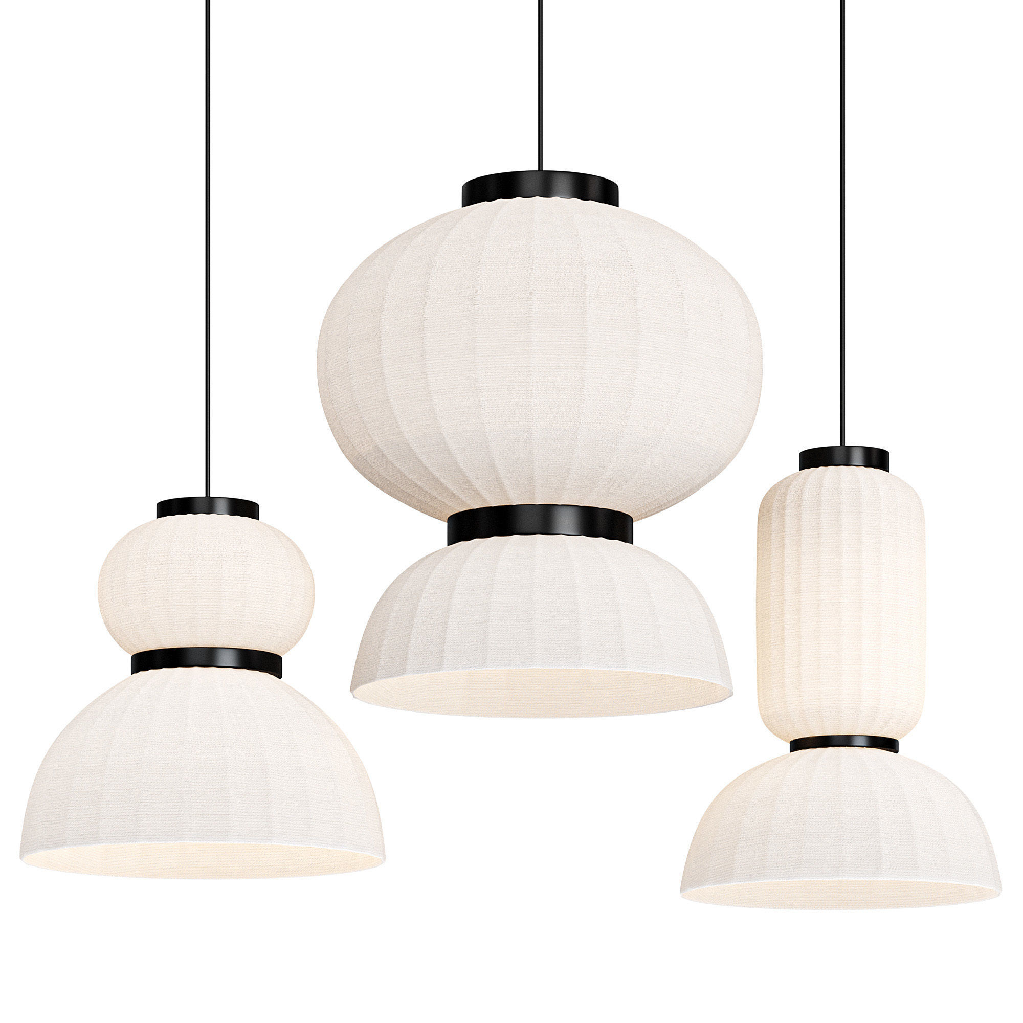 Renne Pendant Lights by Lightzey 3D model_6