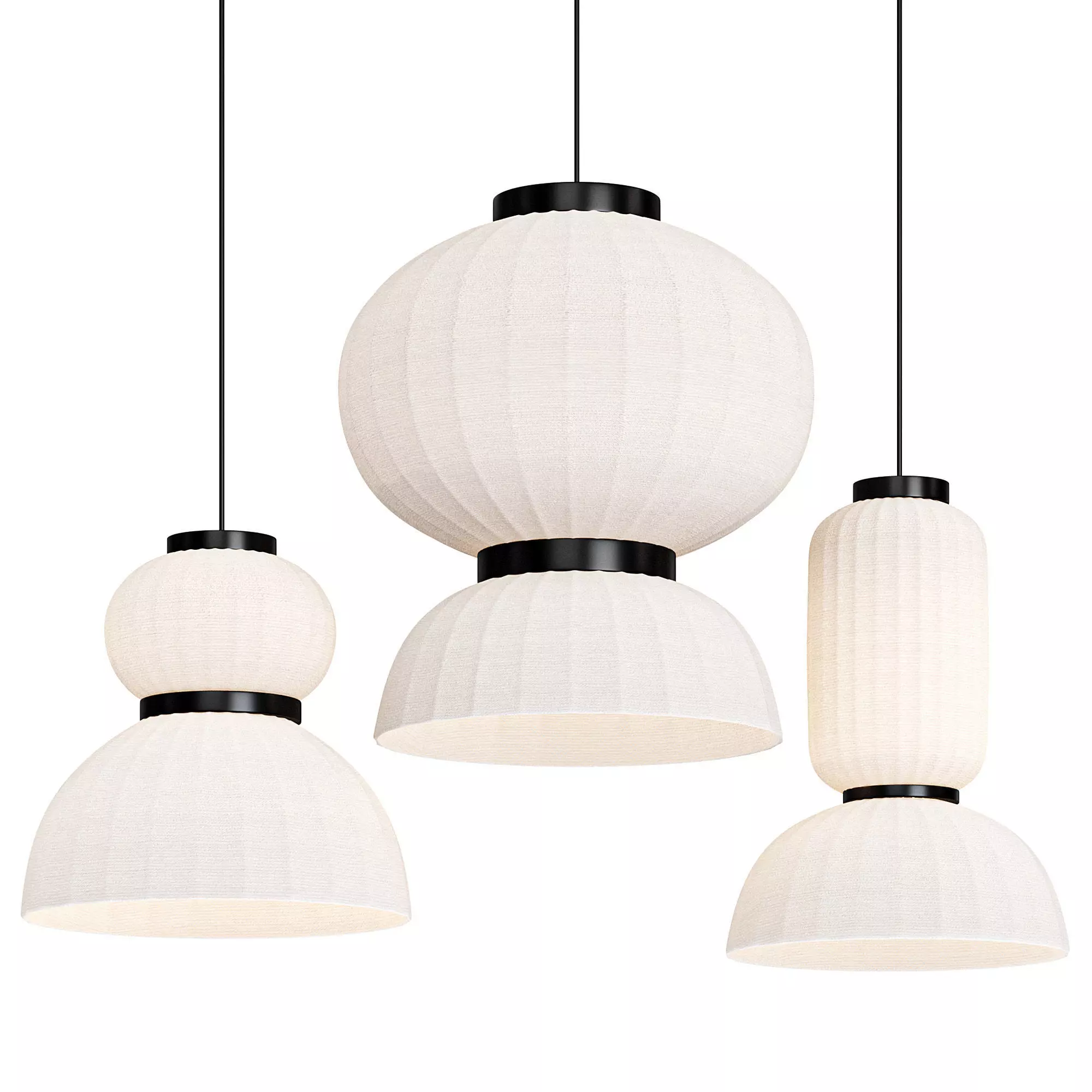 Renne Pendant Lights by Lightzey 3D model_0