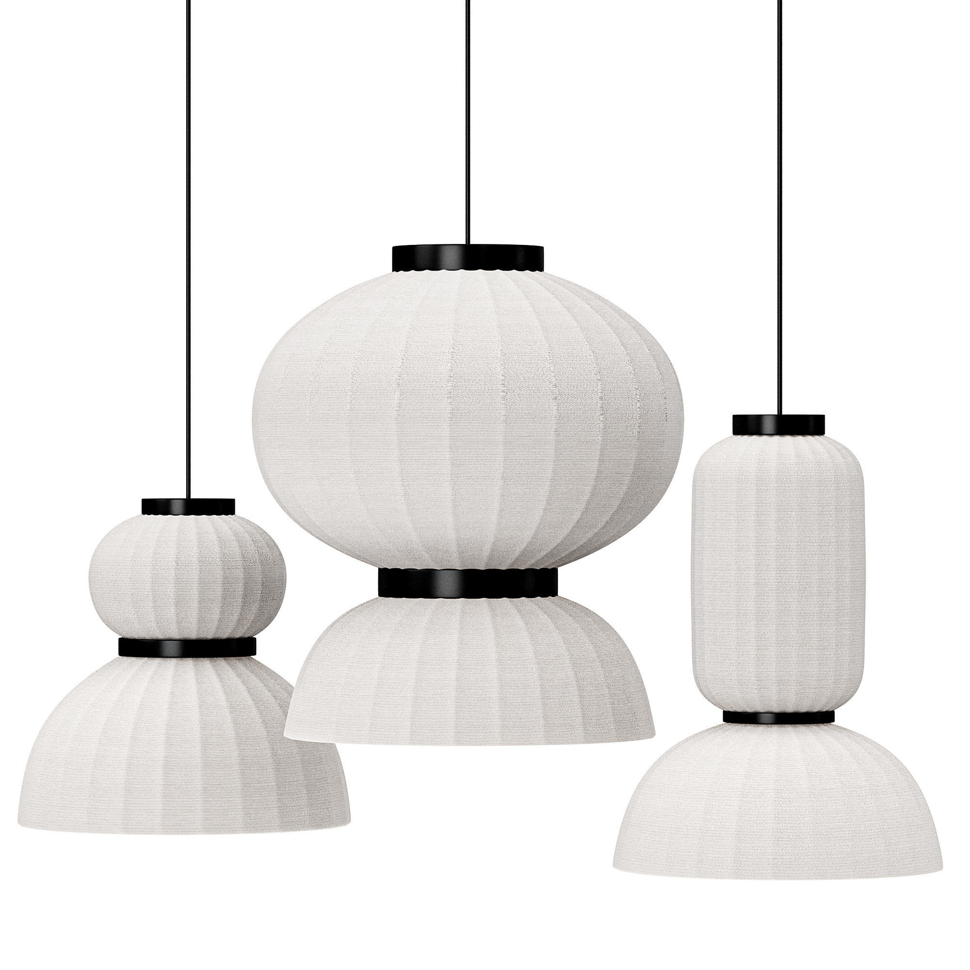 Renne Pendant Lights by Lightzey 3D model_3