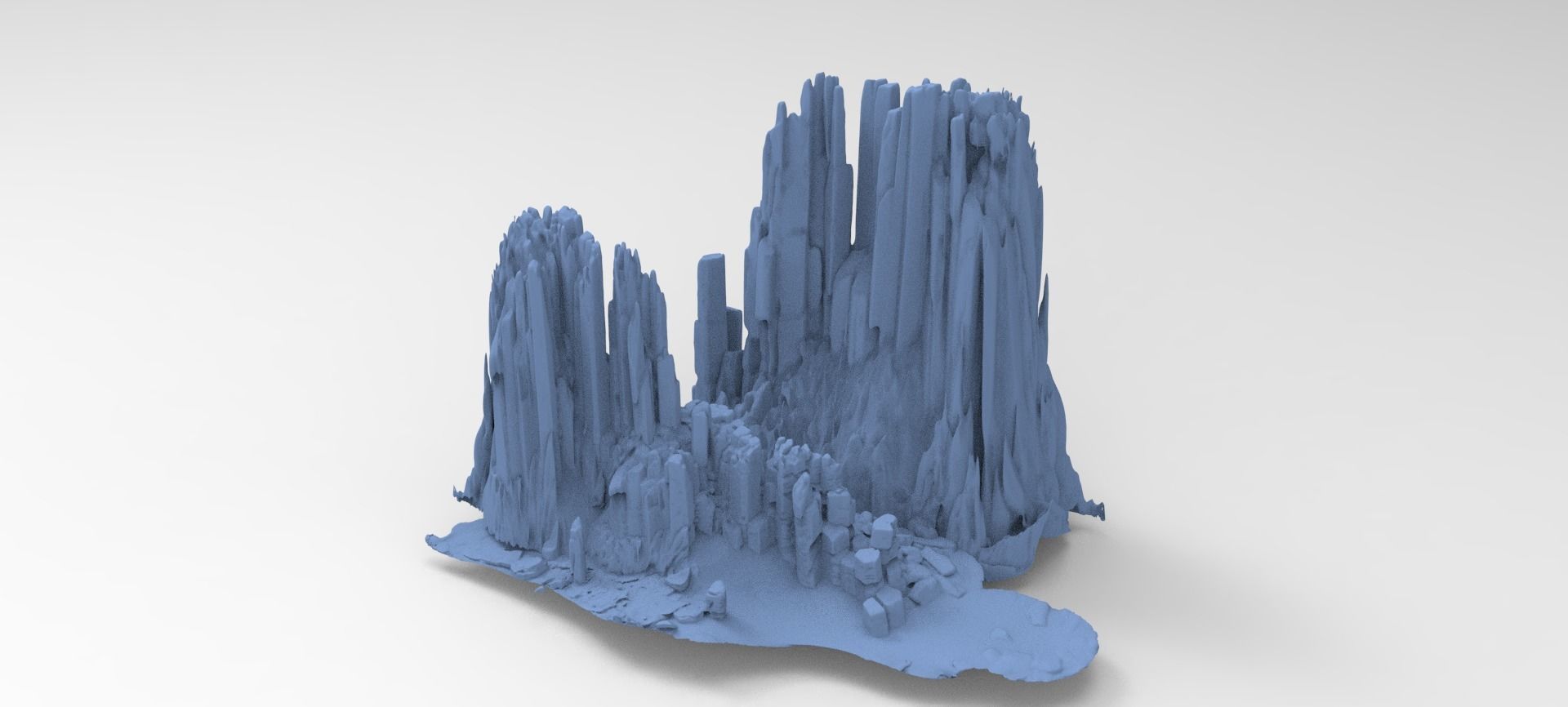 folklore rocks mount 3D model_1
