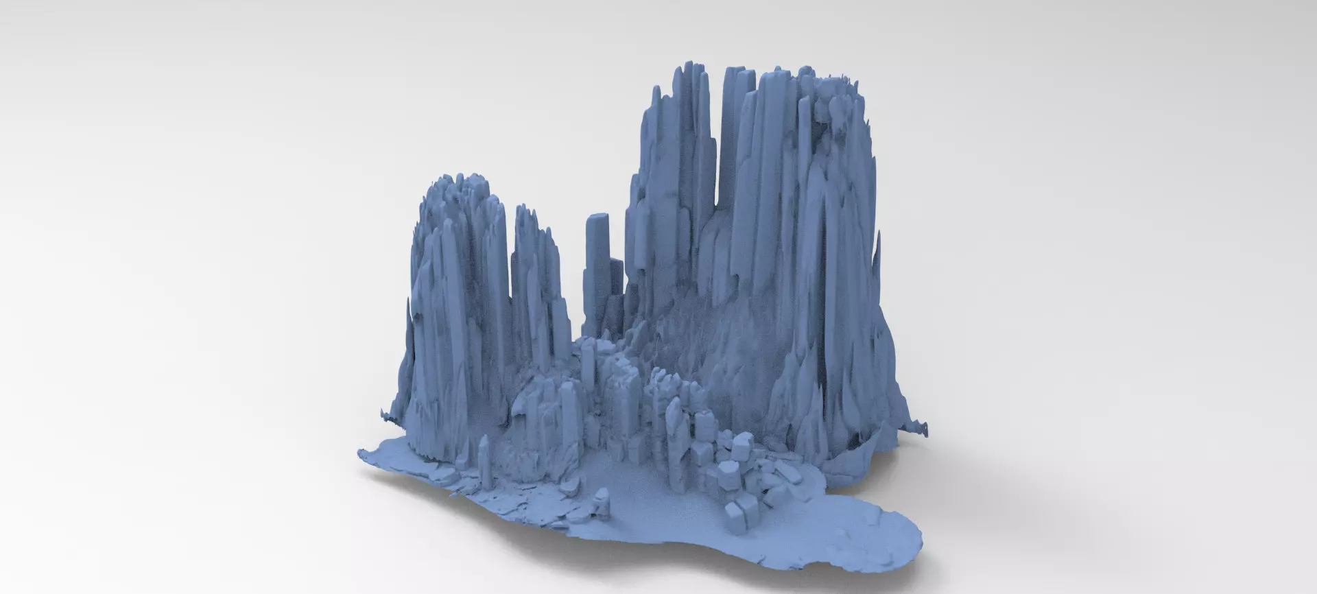 folklore rocks mount 3D model_0