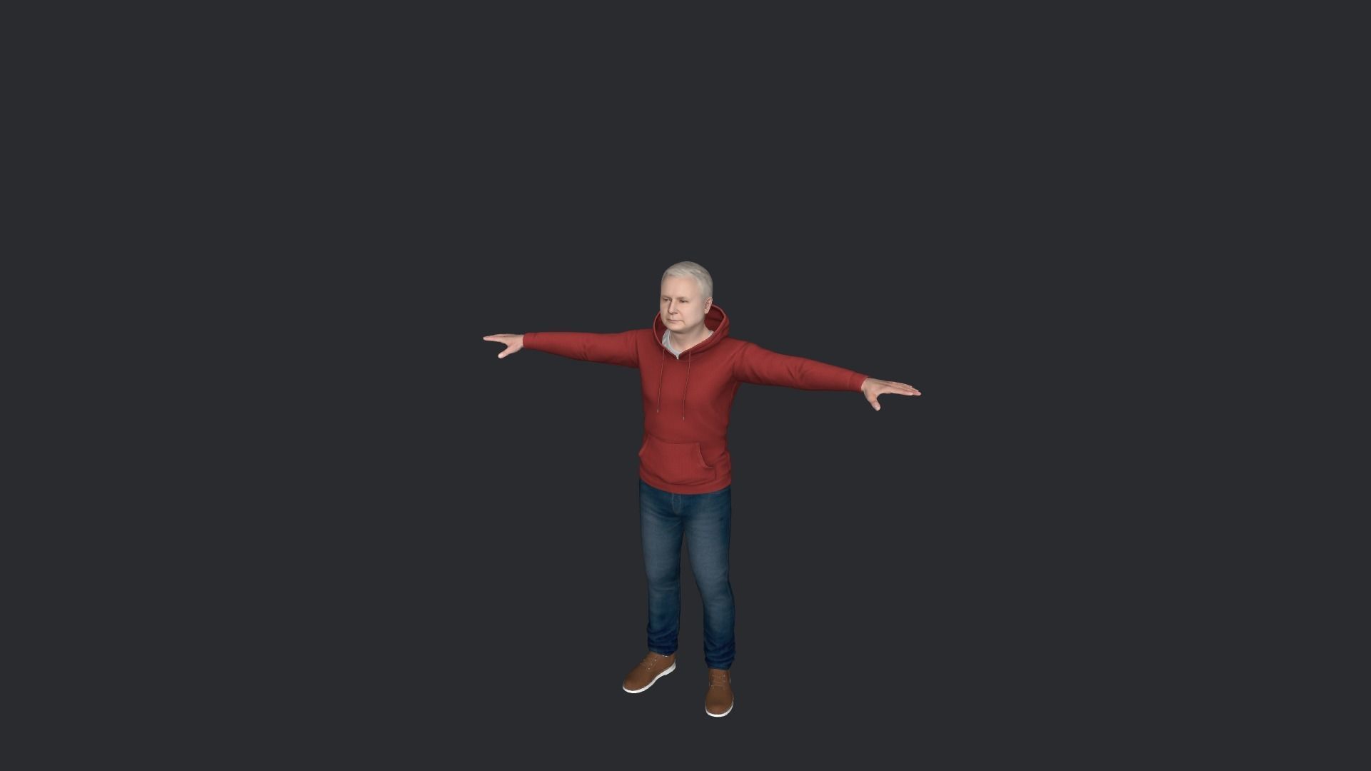 Jaroslaw Kaczynski Hyper Realistic Full Body Rigged Character 3D model_10