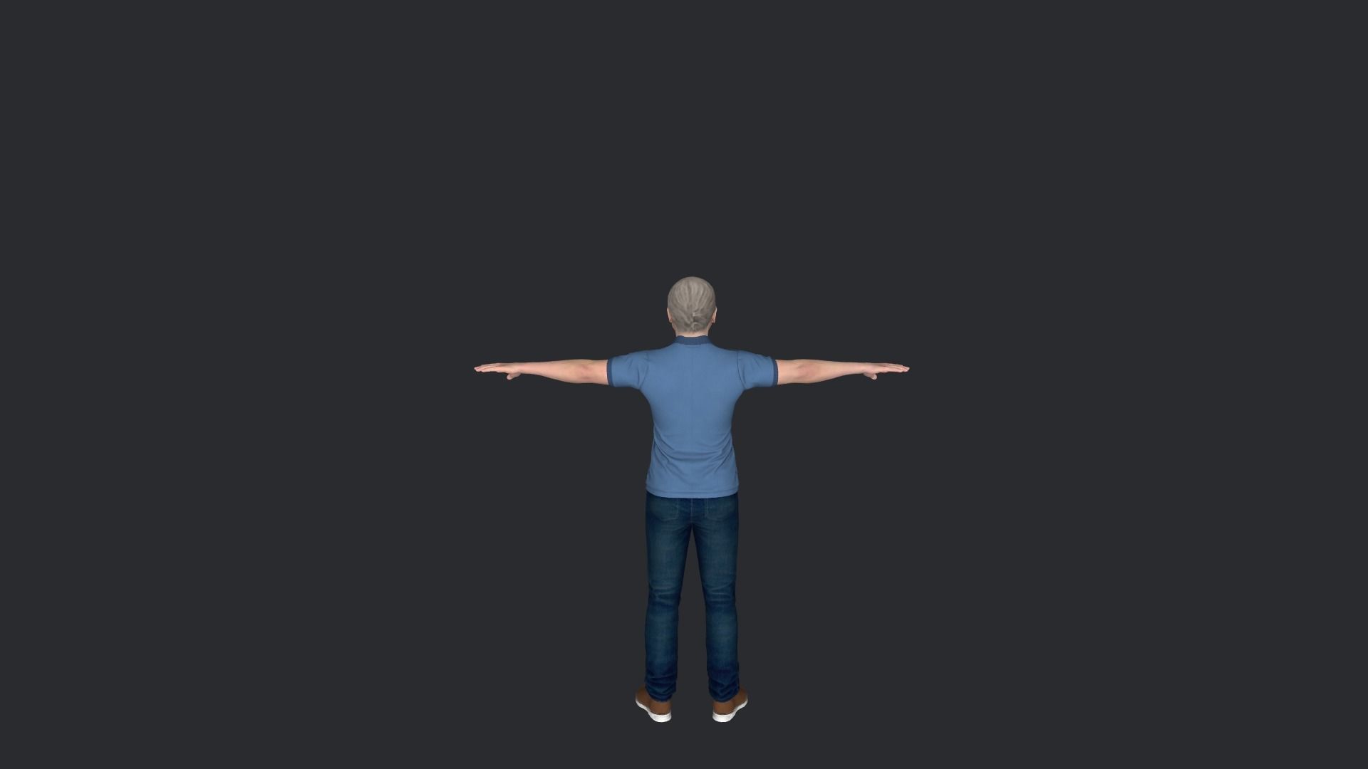 Jaroslaw Kaczynski Hyper Realistic Full Body Rigged Character 3D model_16