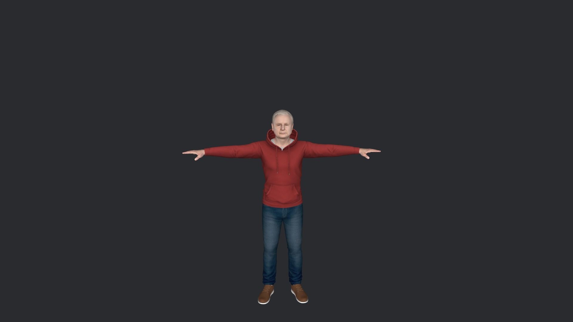 Jaroslaw Kaczynski Hyper Realistic Full Body Rigged Character 3D model_9