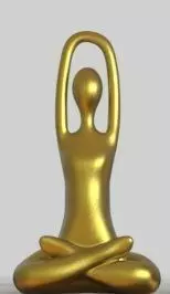 Escultura yoga 3D print model