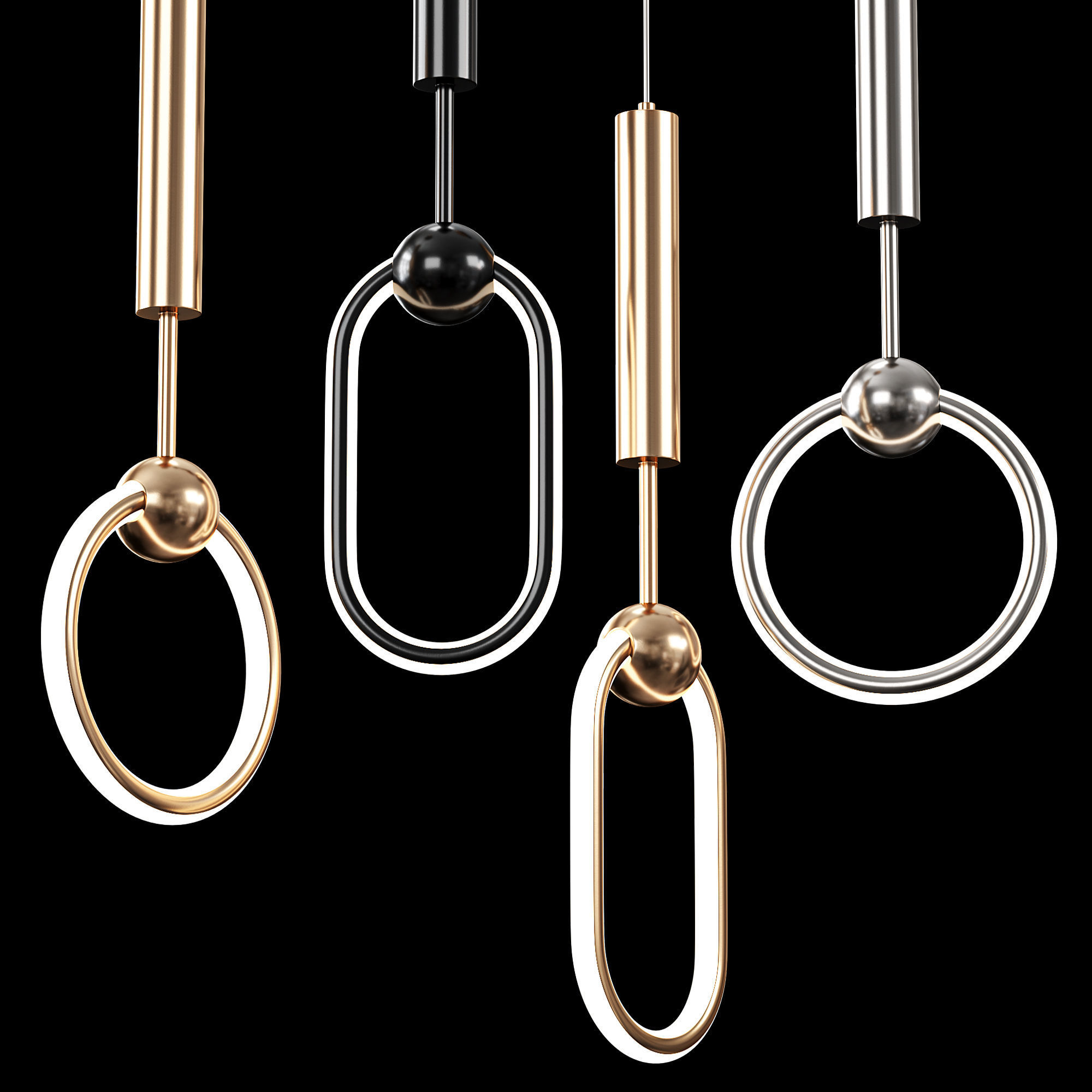 Pendant lamp FINNUR B 3D model_2