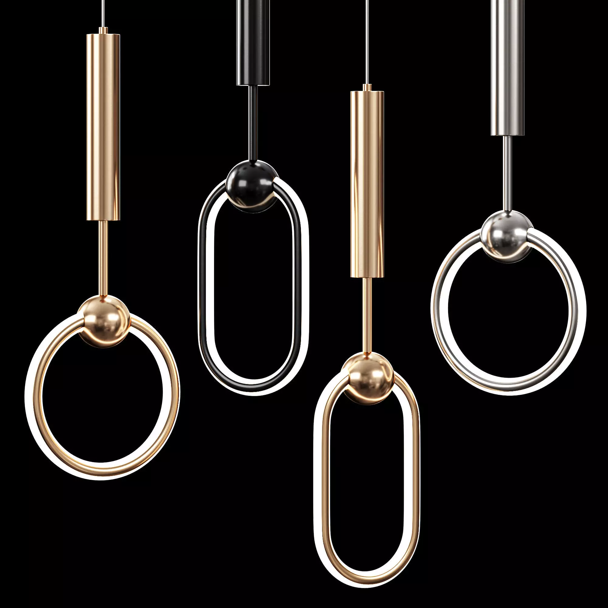 Pendant lamp FINNUR B 3D model_0