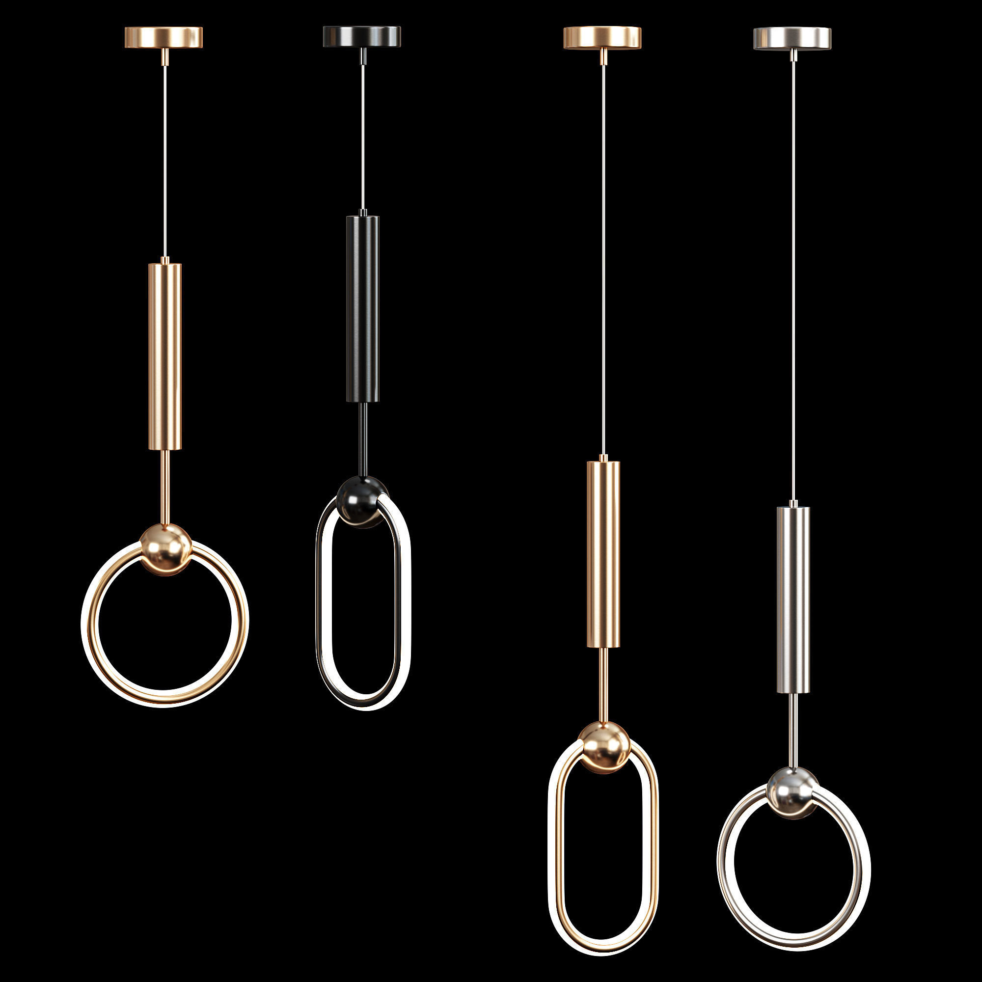 Pendant lamp FINNUR B 3D model_7