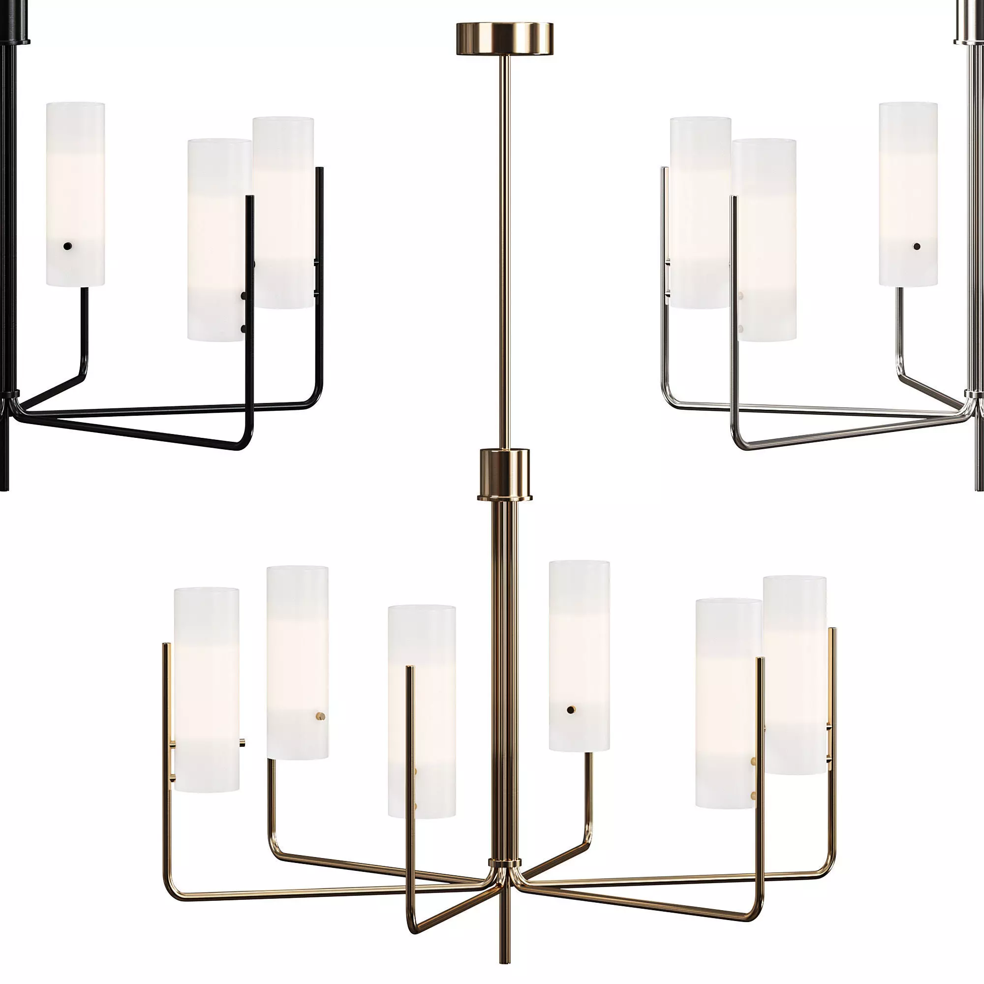 Vivian Pendant Lamp by Westwing Collection 3D model_0