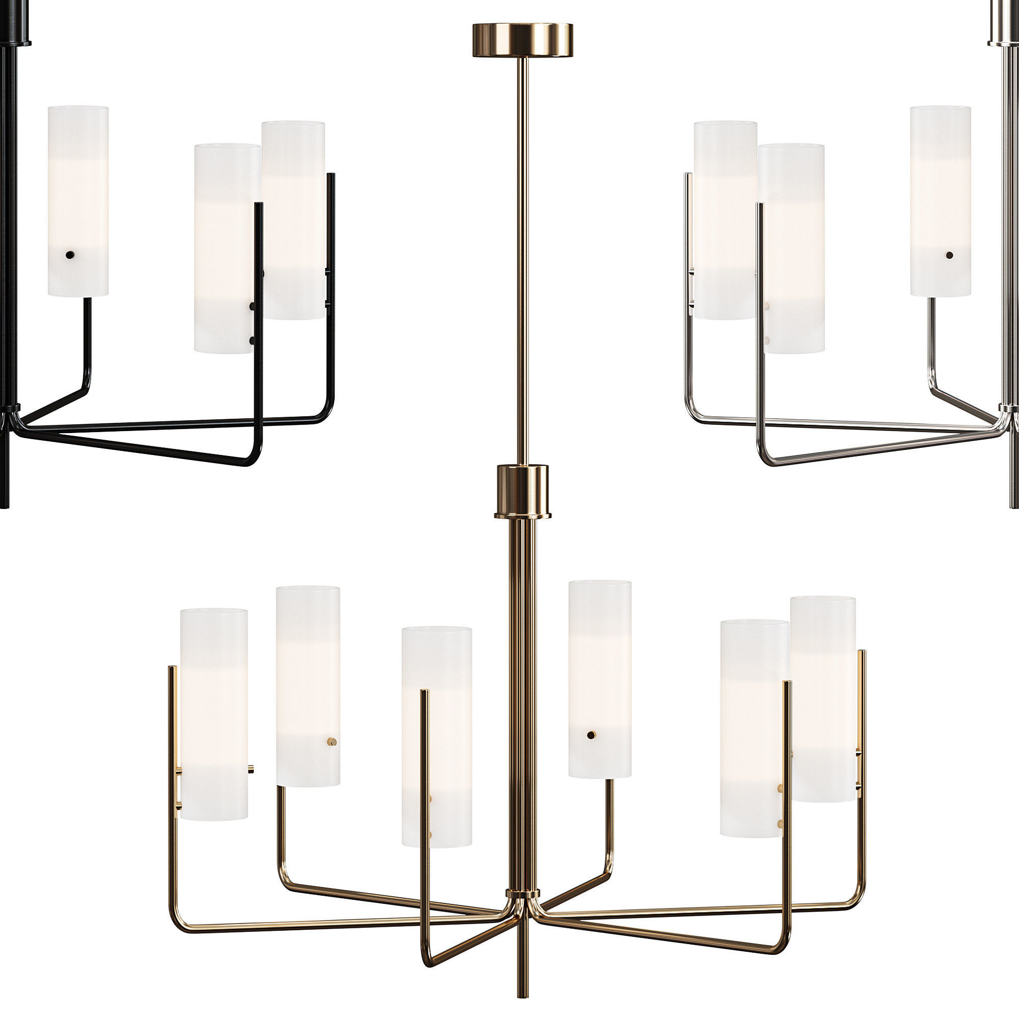Vivian Pendant Lamp by Westwing Collection 3D model_5