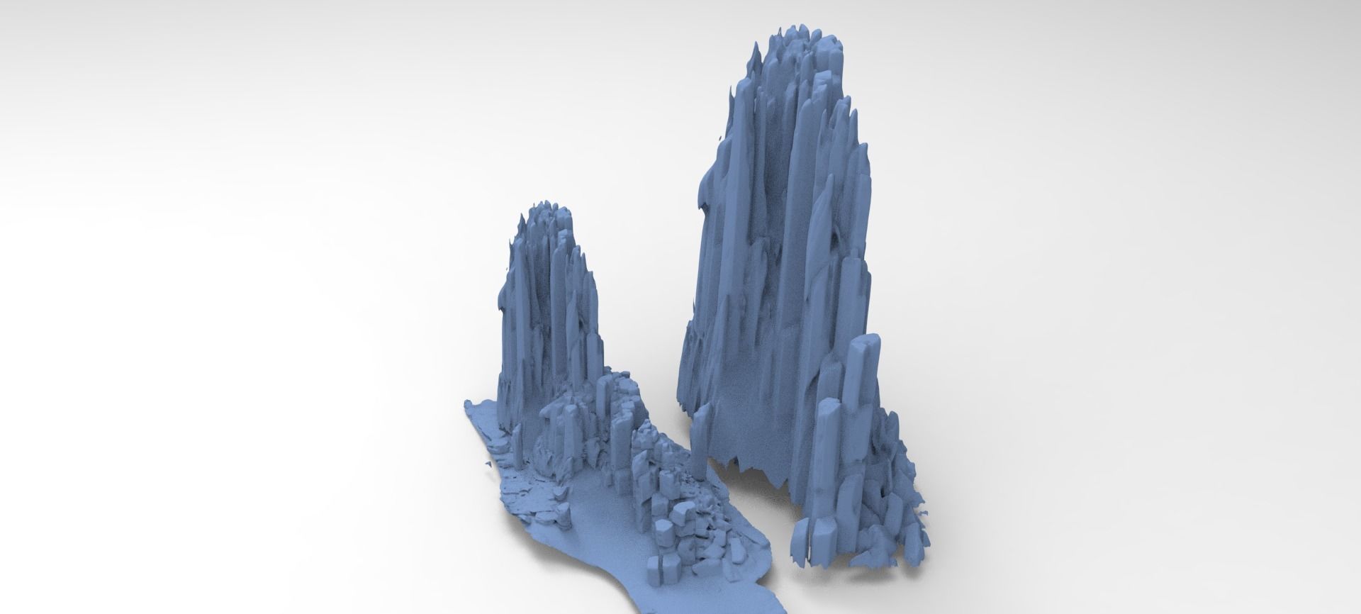 folklore pillars 2  3D model_2