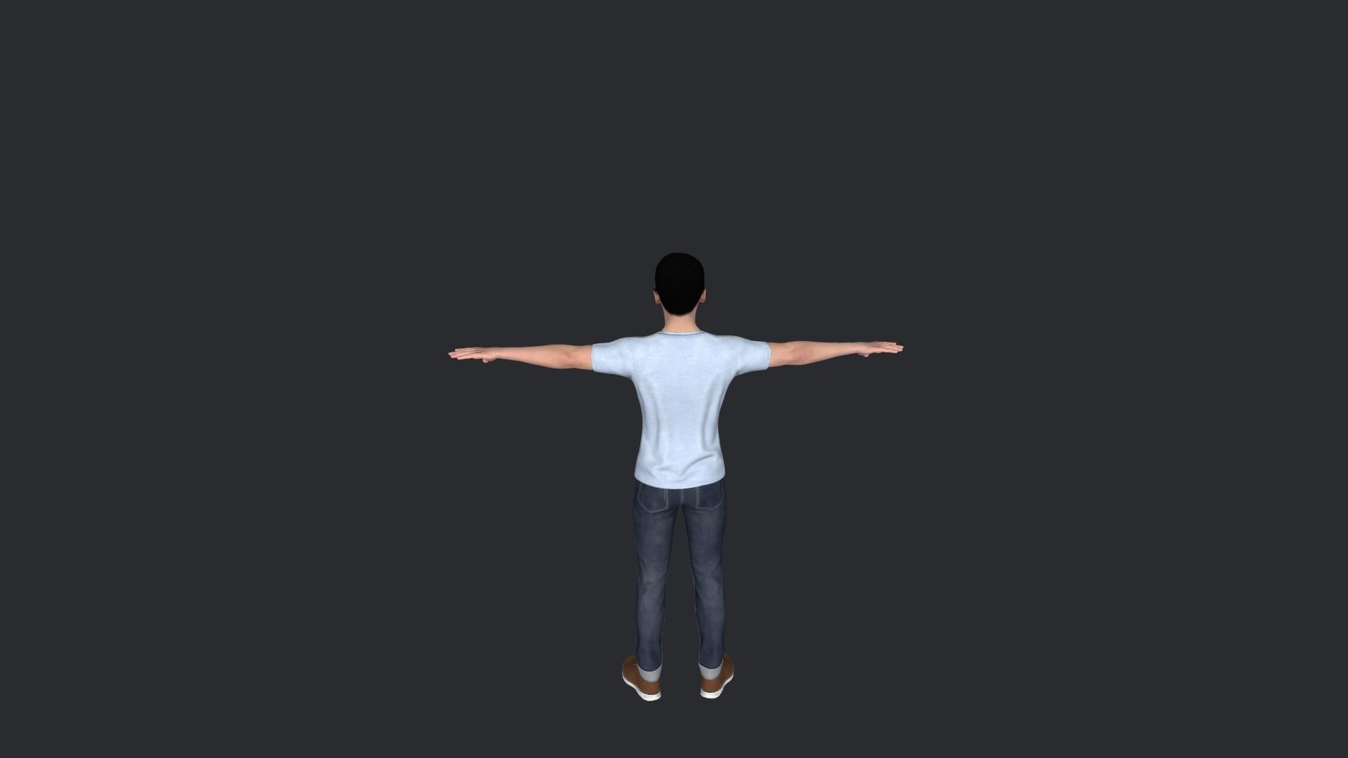 Machine Gun Kelly  Hyper Realistic Full Body Rigged Character 3D model_14