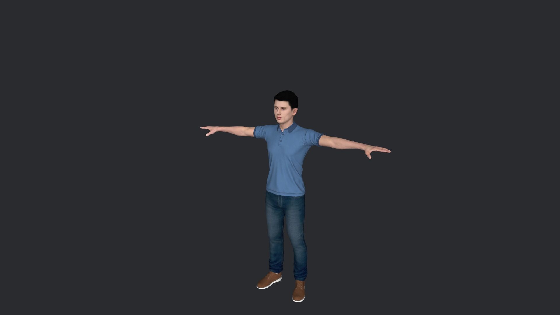 Machine Gun Kelly  Hyper Realistic Full Body Rigged Character 3D model_23