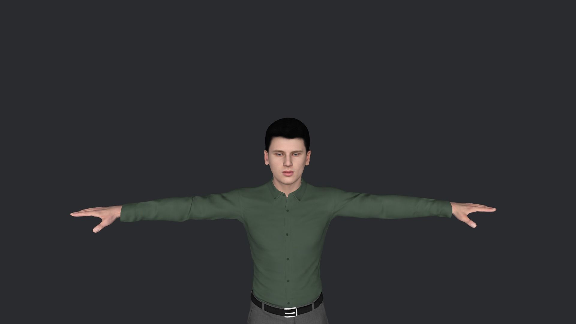 Machine Gun Kelly  Hyper Realistic Full Body Rigged Character 3D model_6