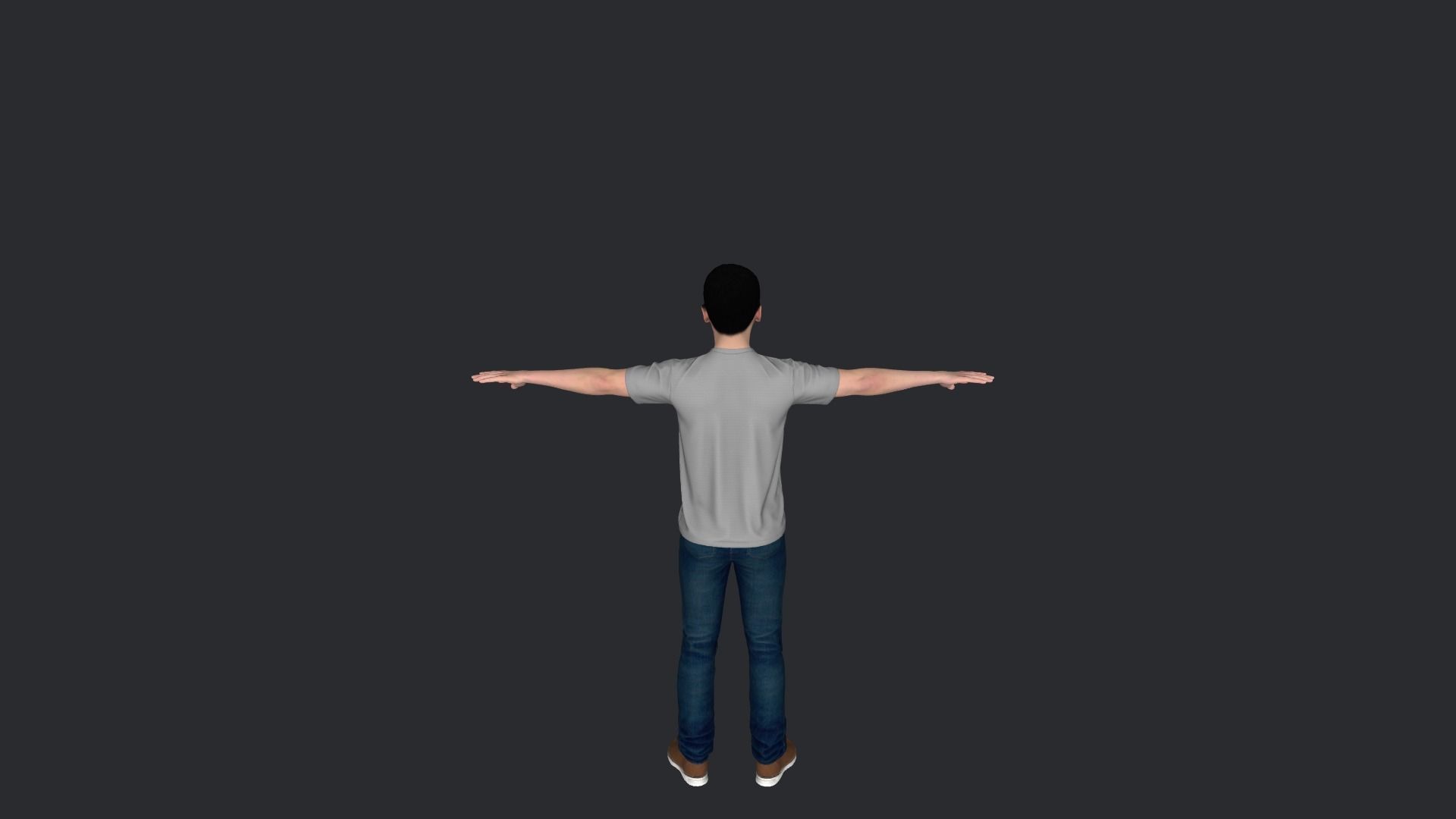 Machine Gun Kelly  Hyper Realistic Full Body Rigged Character 3D model_29
