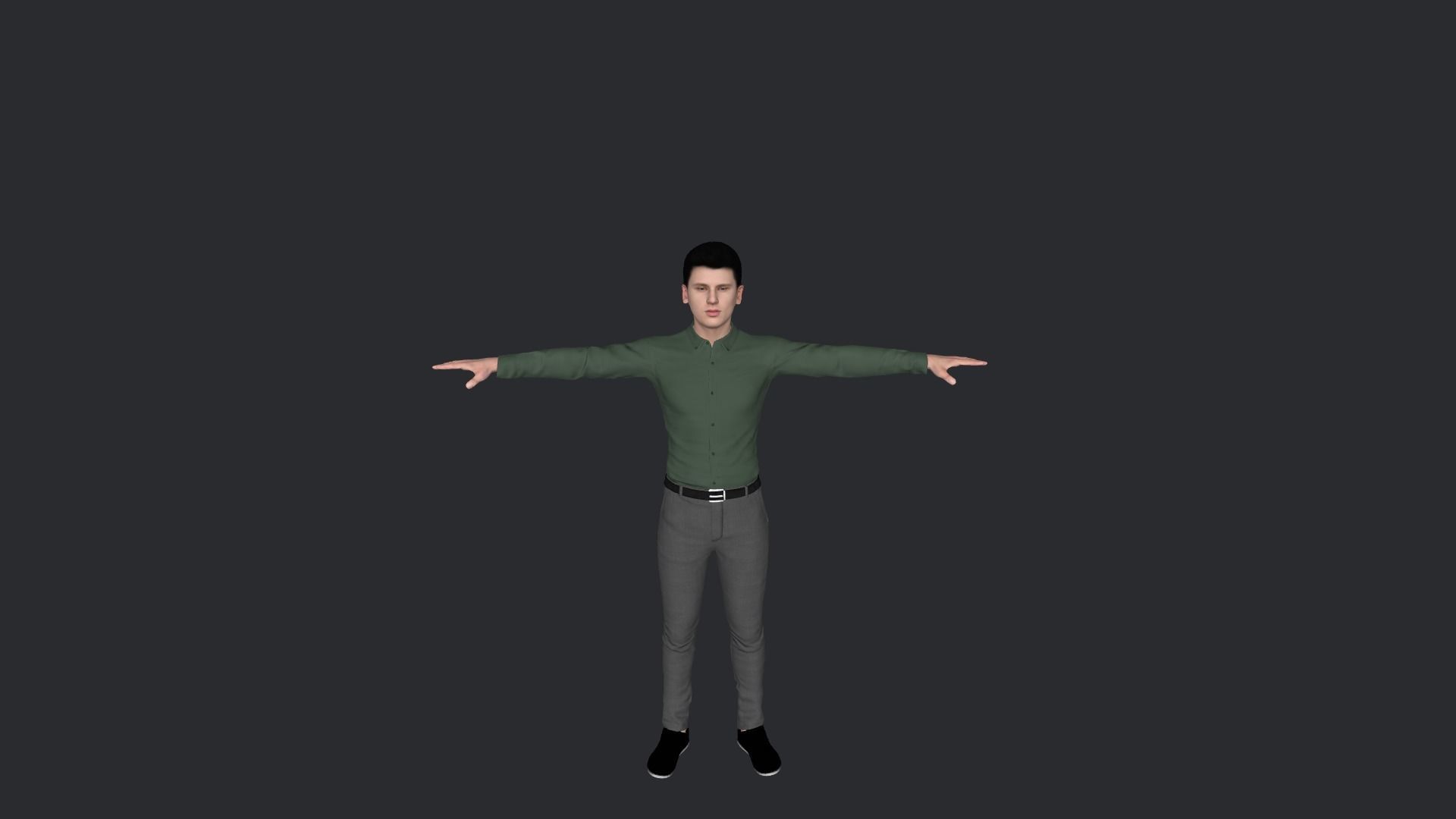 Machine Gun Kelly  Hyper Realistic Full Body Rigged Character 3D model_7