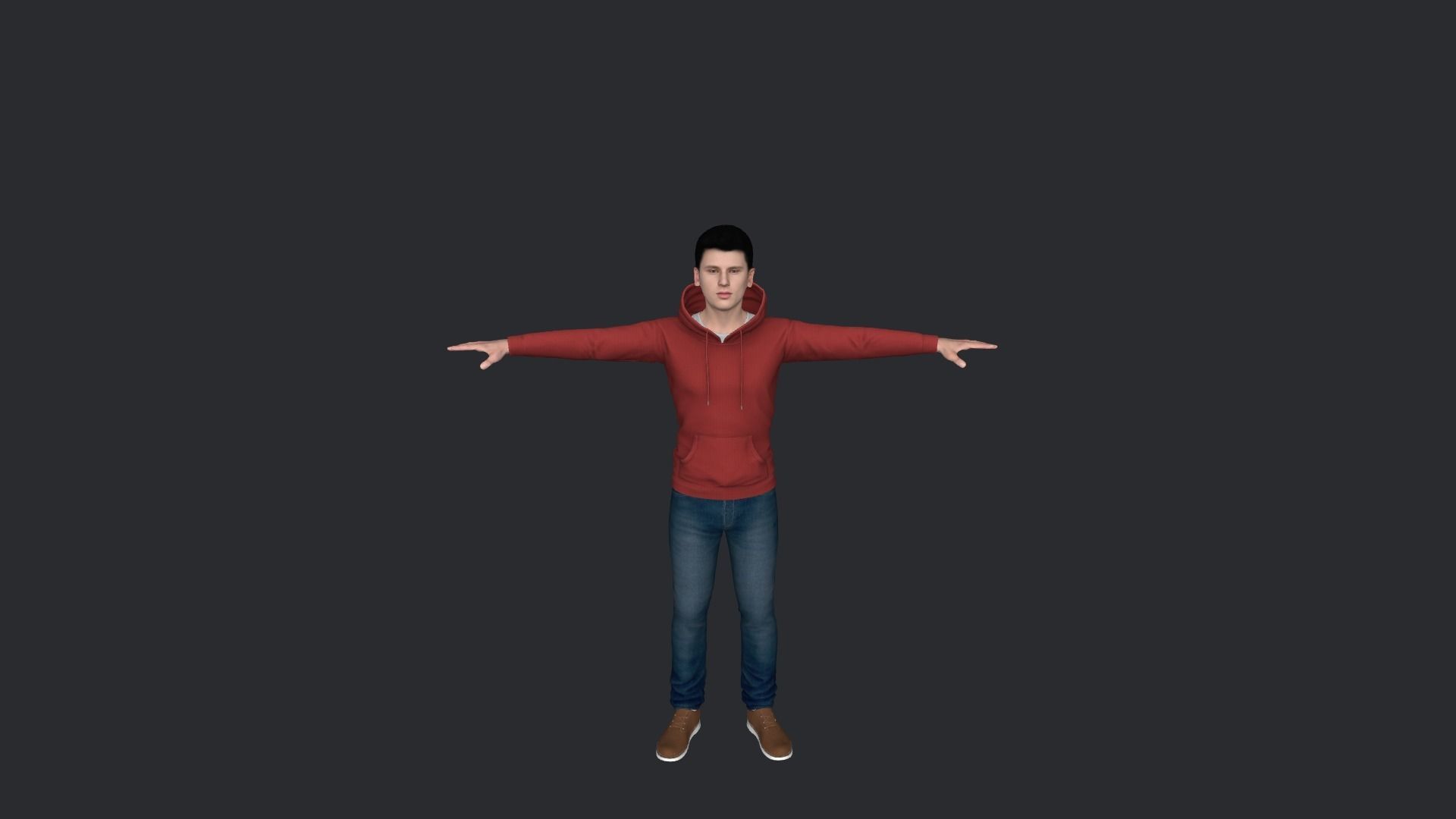 Machine Gun Kelly  Hyper Realistic Full Body Rigged Character 3D model_17