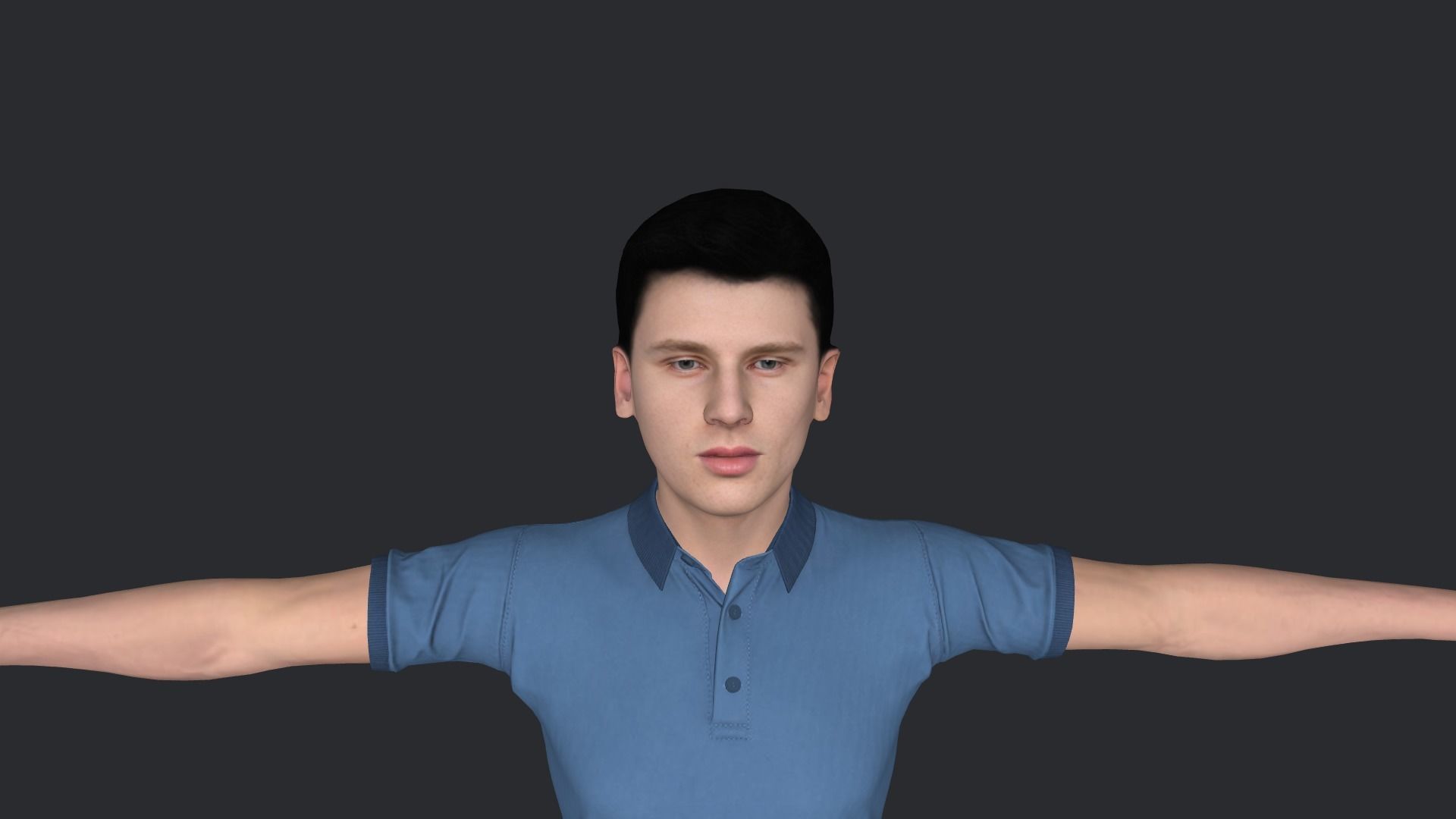 Machine Gun Kelly  Hyper Realistic Full Body Rigged Character 3D model_20
