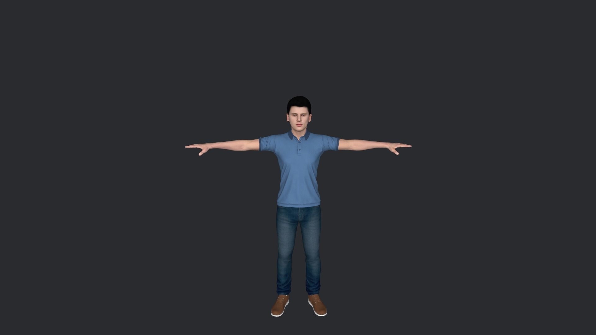 Machine Gun Kelly  Hyper Realistic Full Body Rigged Character 3D model_22