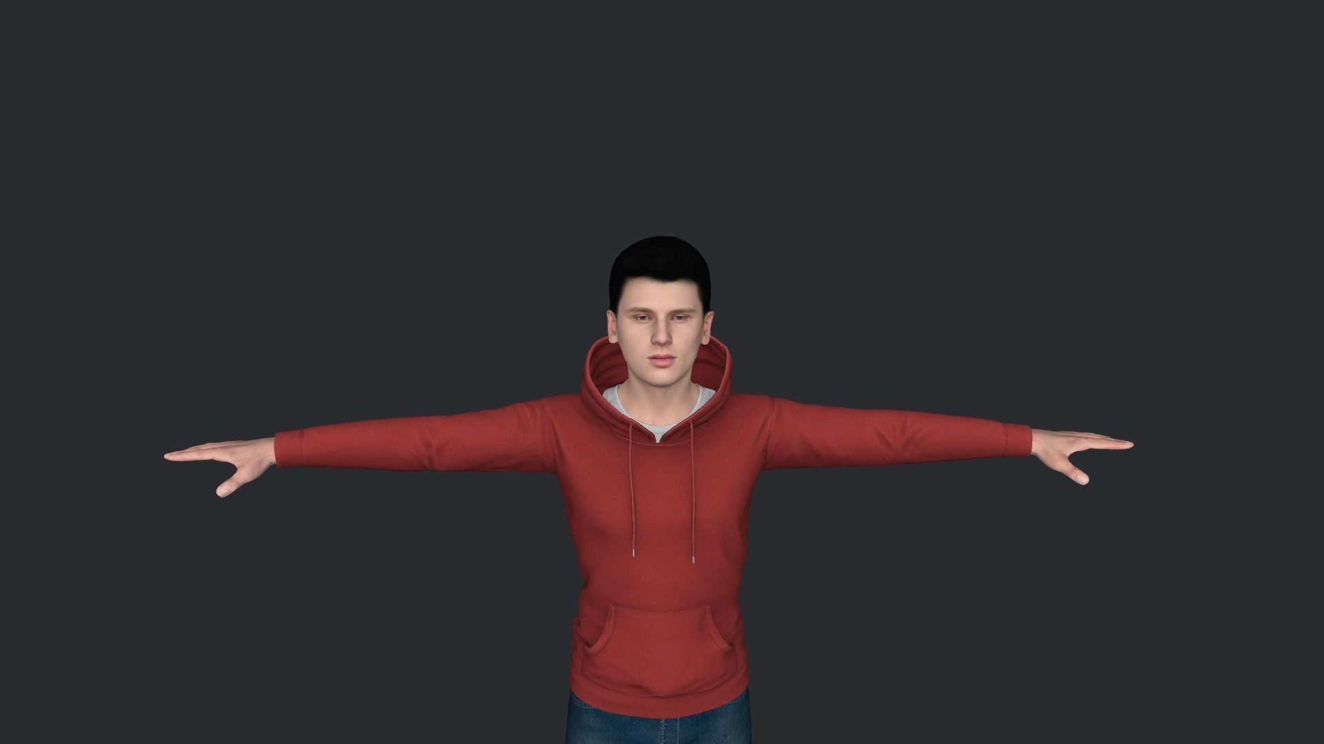 Machine Gun Kelly  Hyper Realistic Full Body Rigged Character 3D model_16
