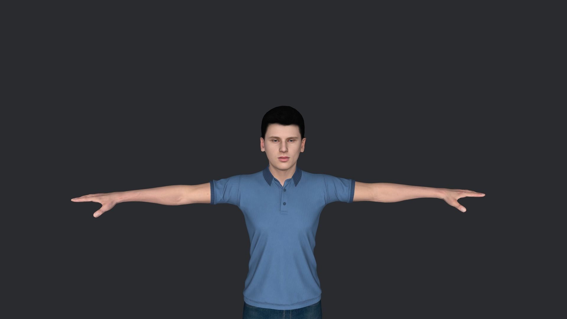 Machine Gun Kelly  Hyper Realistic Full Body Rigged Character 3D model_21