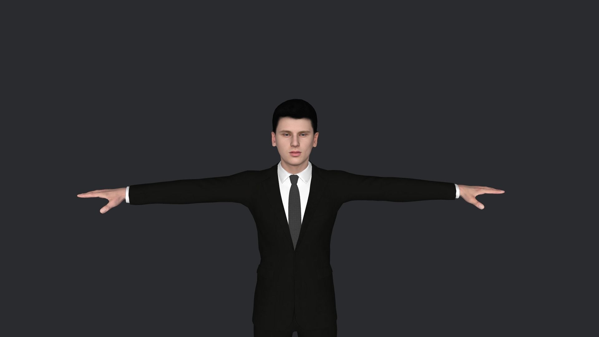 Machine Gun Kelly  Hyper Realistic Full Body Rigged Character 3D model_1