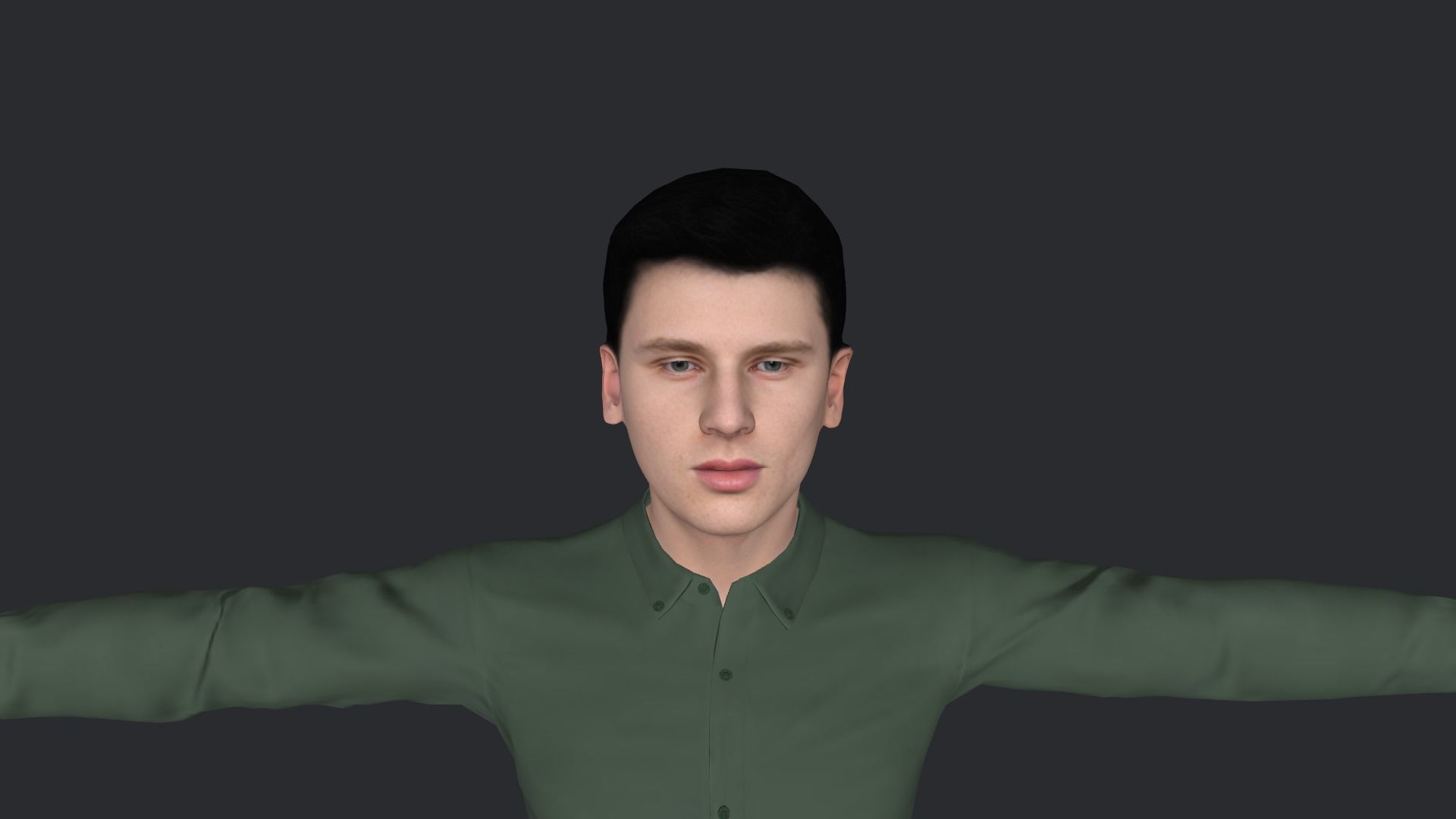 Machine Gun Kelly  Hyper Realistic Full Body Rigged Character 3D model_5