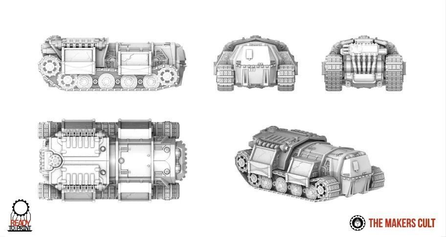Fabricarii - Mausoleum Transport 3D print model_1