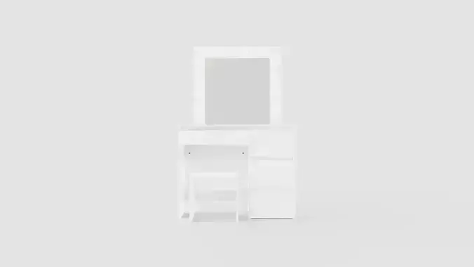 Hakebo Makeup Table 94 Cm With Led Lighting