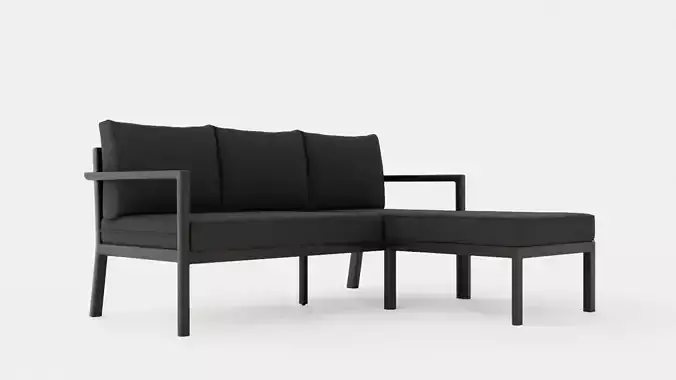 Delia divan set anthracite