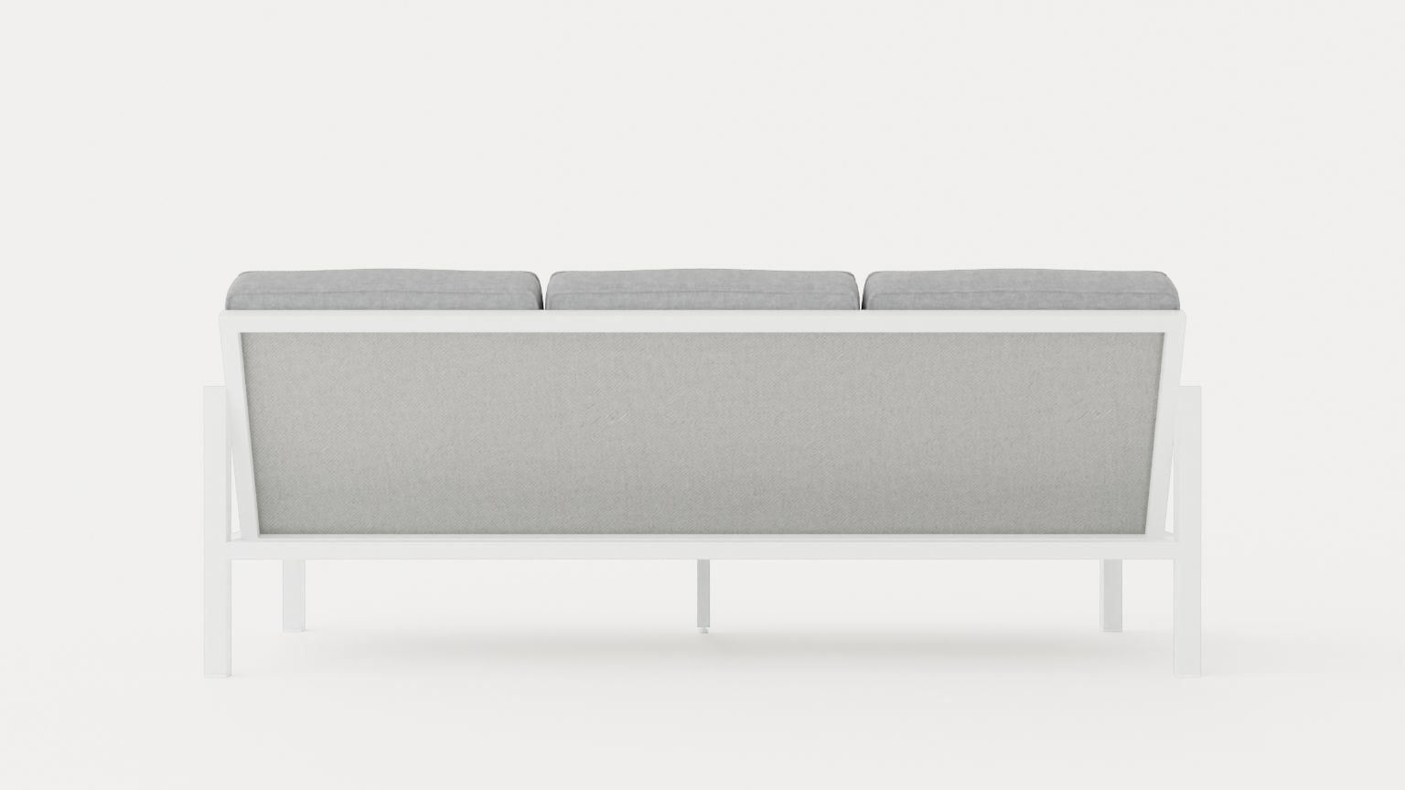 Belfort 3 seater sofa Low-poly 3D model_4