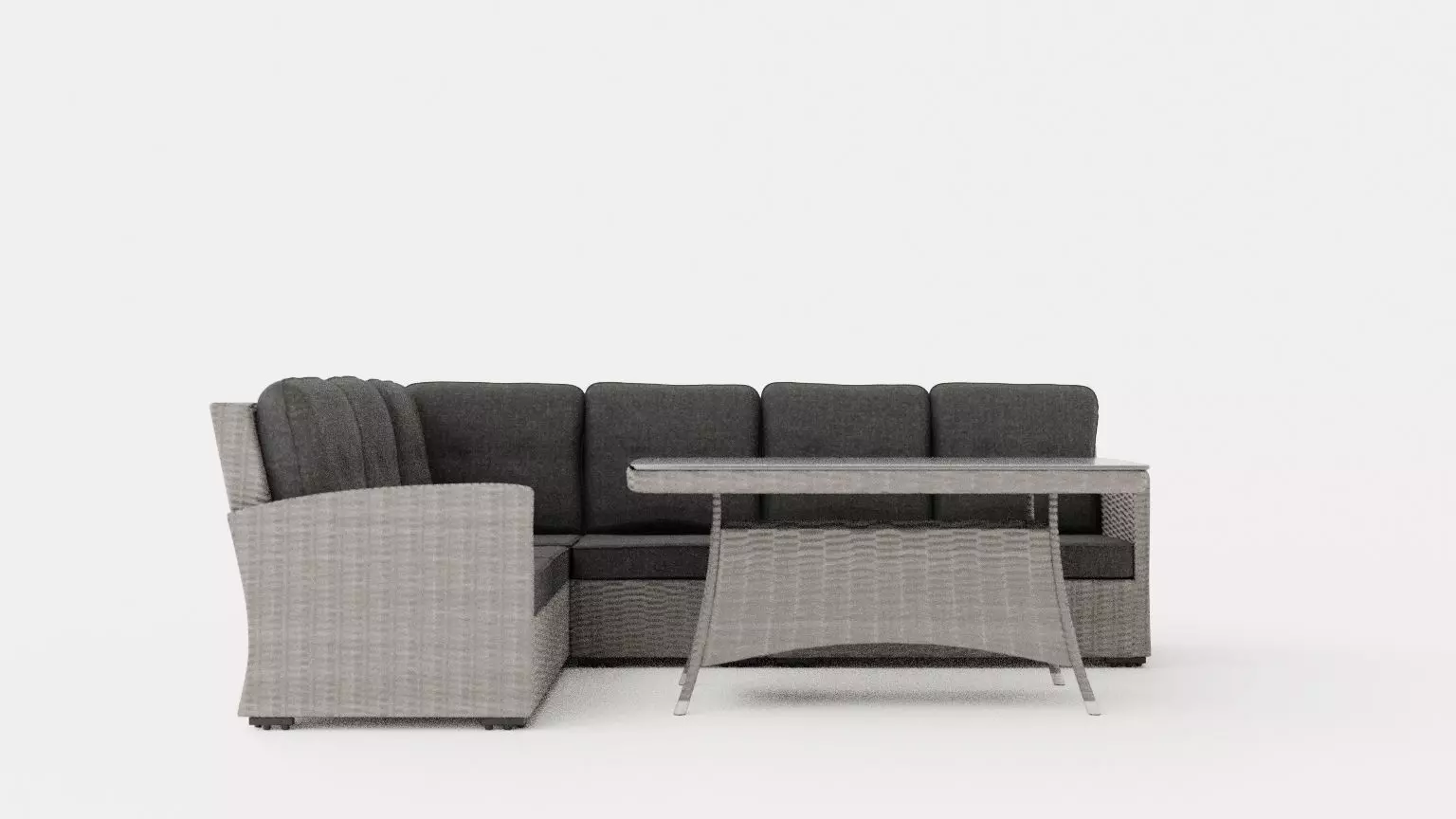 Ashfield sofa group table Low-poly 3D model_0