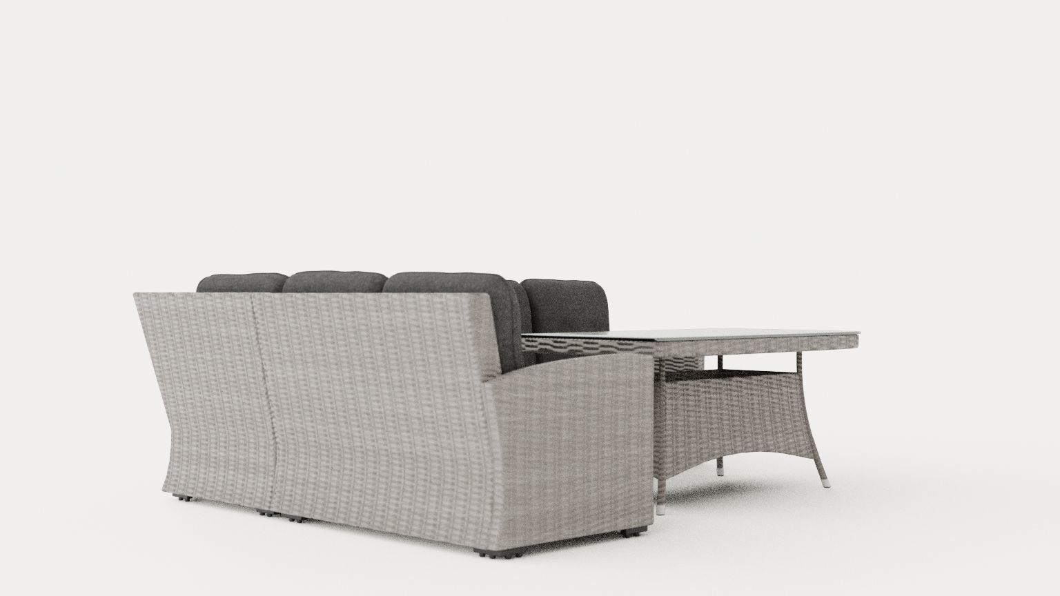 Ashfield sofa group table Low-poly 3D model_1
