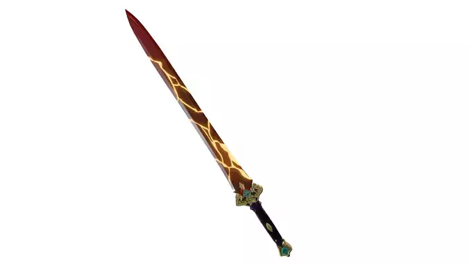 BLADES SWORD FROM HONKAI STAR RAIL 3D model