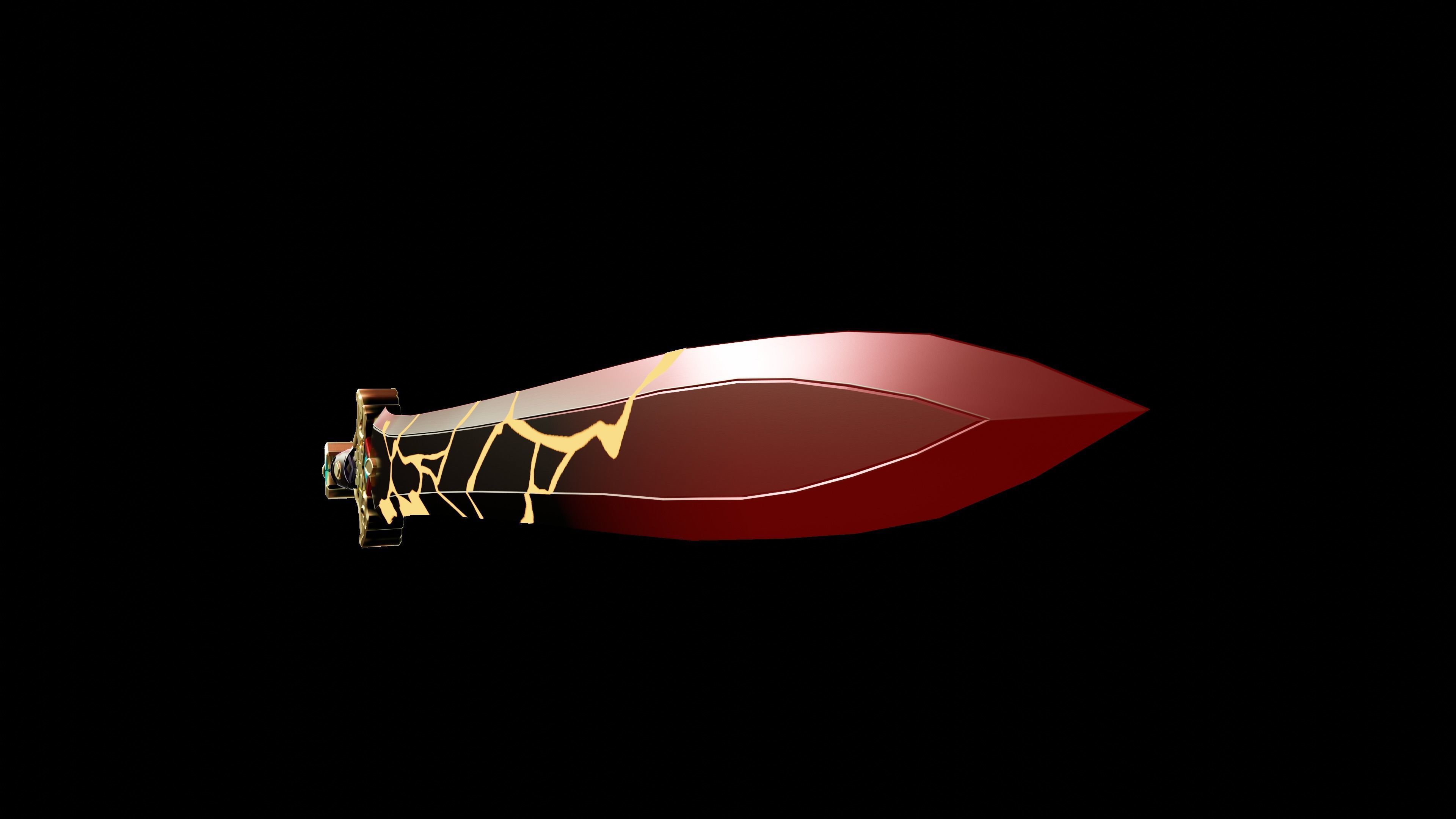 BLADES SWORD FROM HONKAI STAR RAIL 3D model_6
