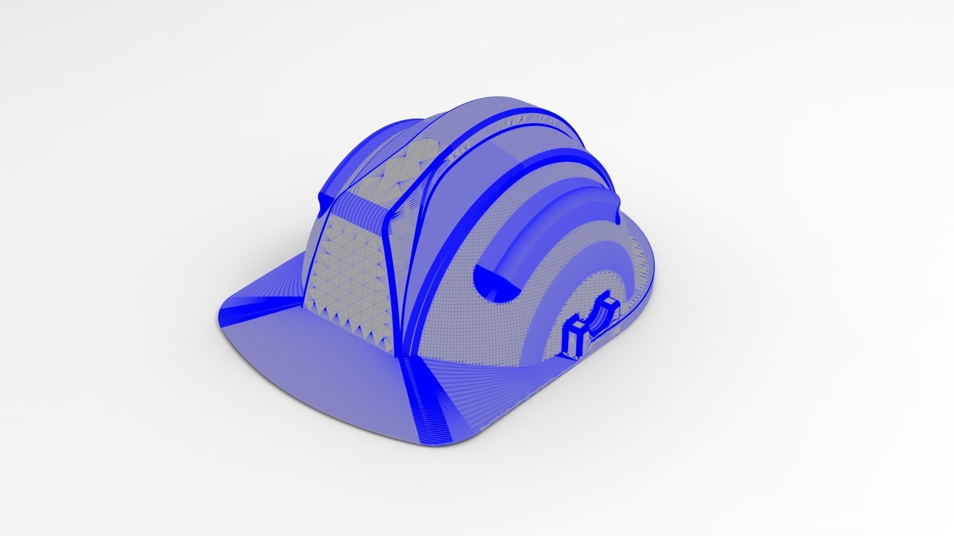 Industrial Helmet 3D model_6